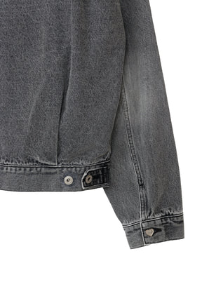 DENIM JACKET (EXCLUSIVE) / ACID BLK