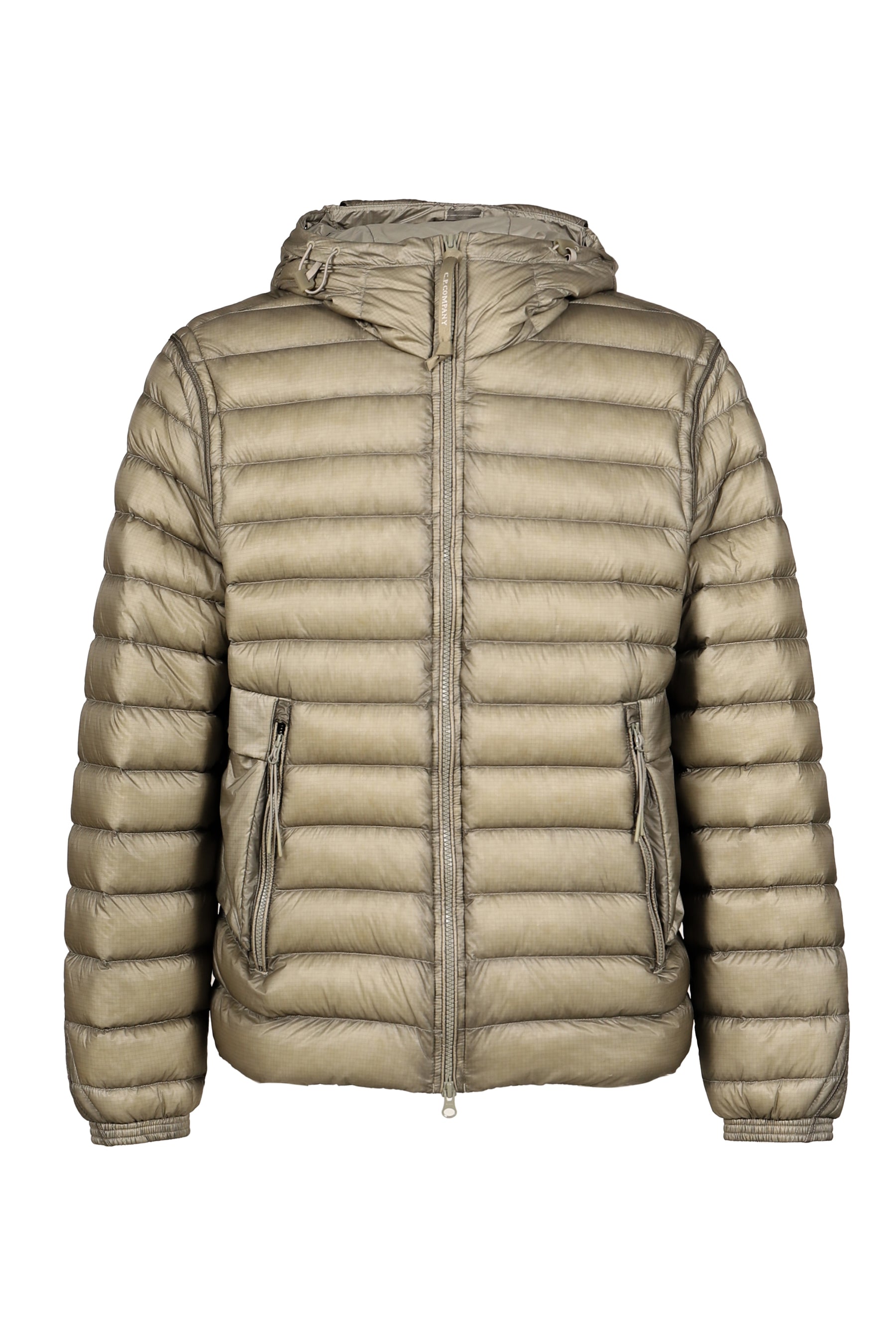 D.D. SHELL GOGGLE DOWN JACKET / FALLEN ROCK