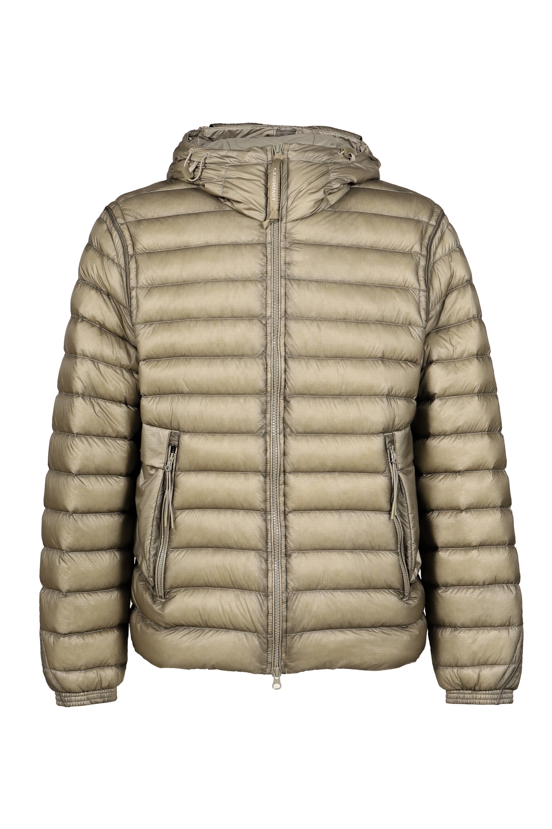 D.D. SHELL GOGGLE DOWN JACKET / FALLEN ROCK