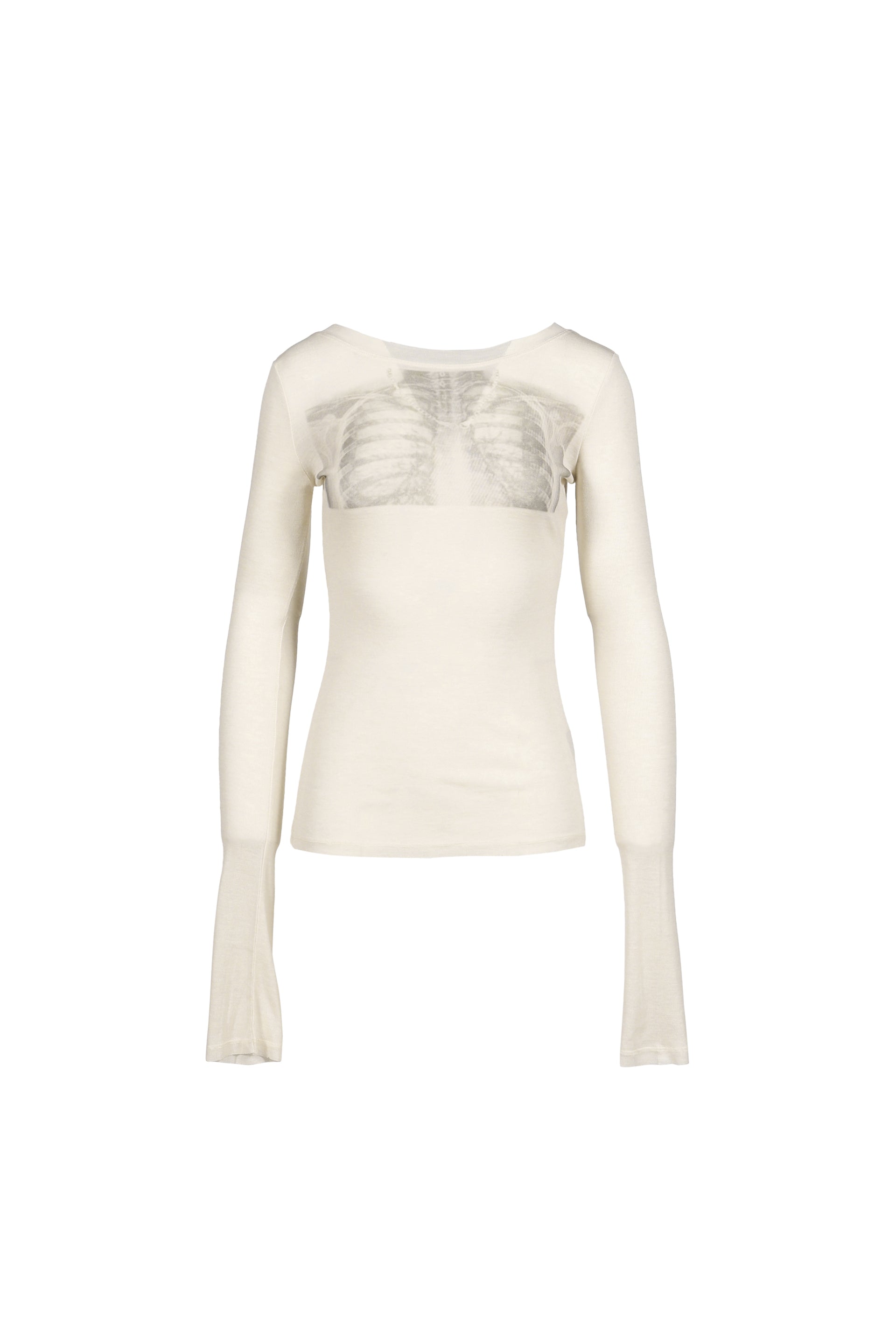 RIBCAGE SLIM T-SHIRT / IVORY