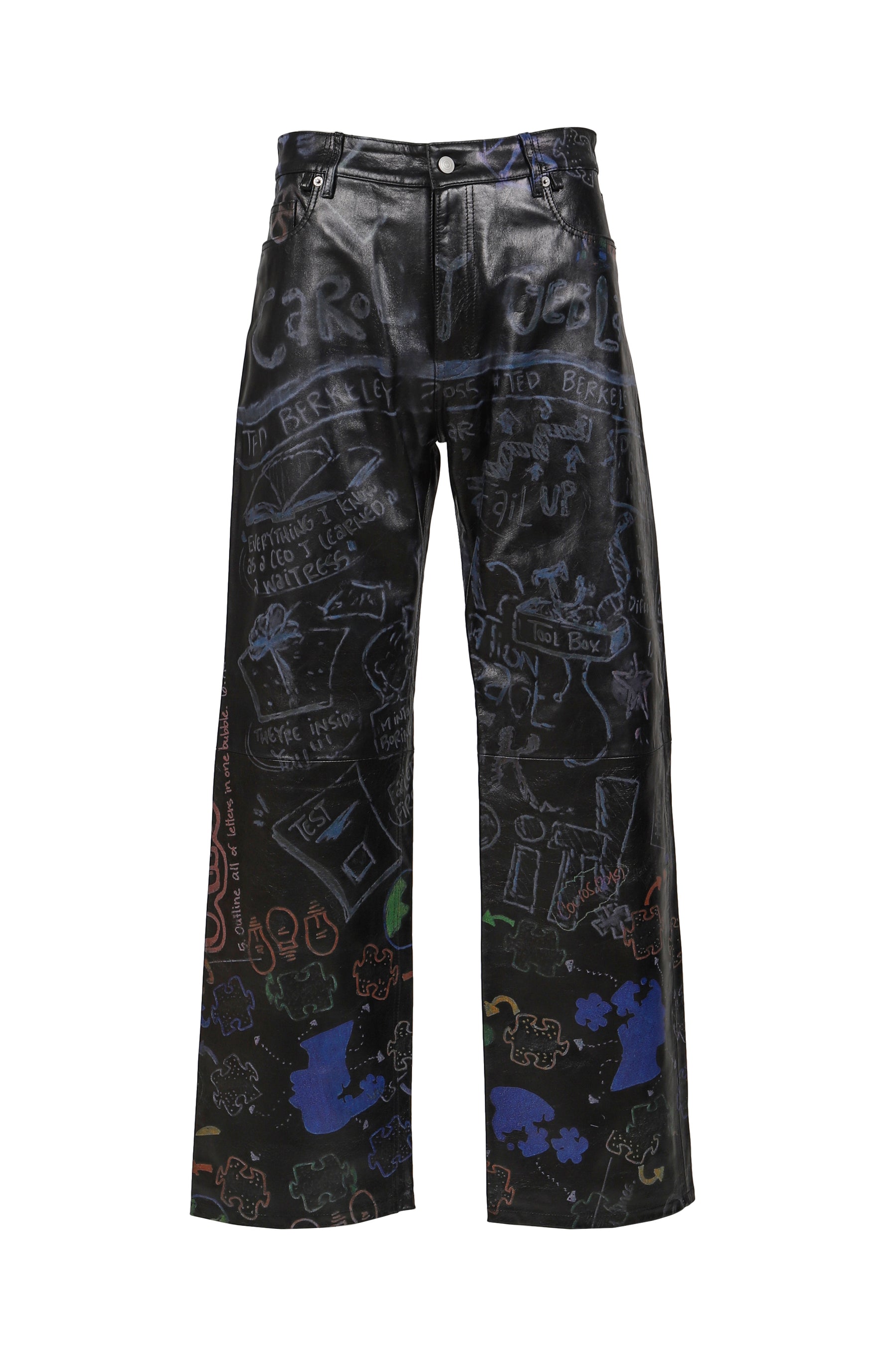 STRAIGHT BAGGY / BLACK PRINT