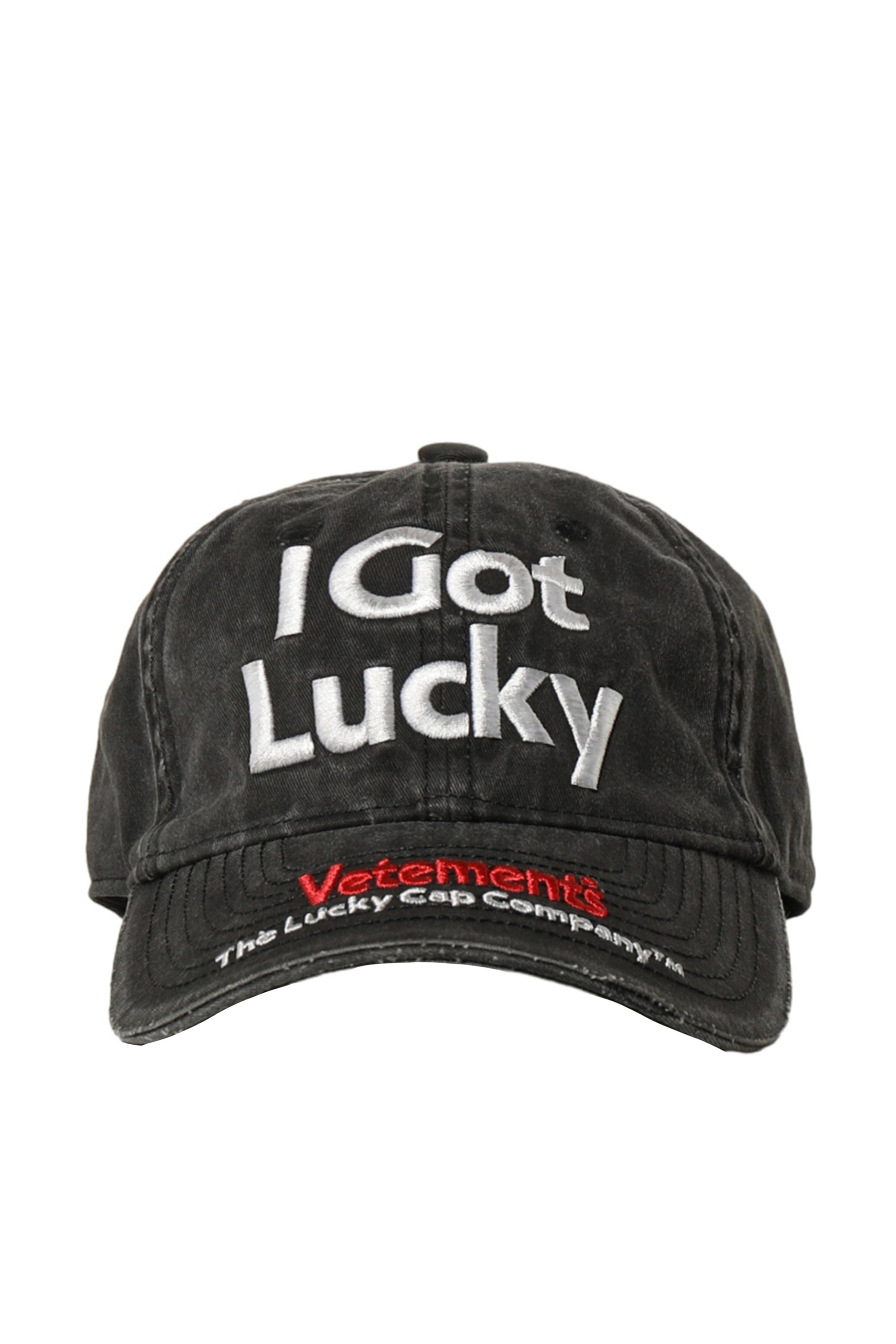 VETEMENTS ヴェトモン FW23 LUCKY CAP / BLK -NUBIAN