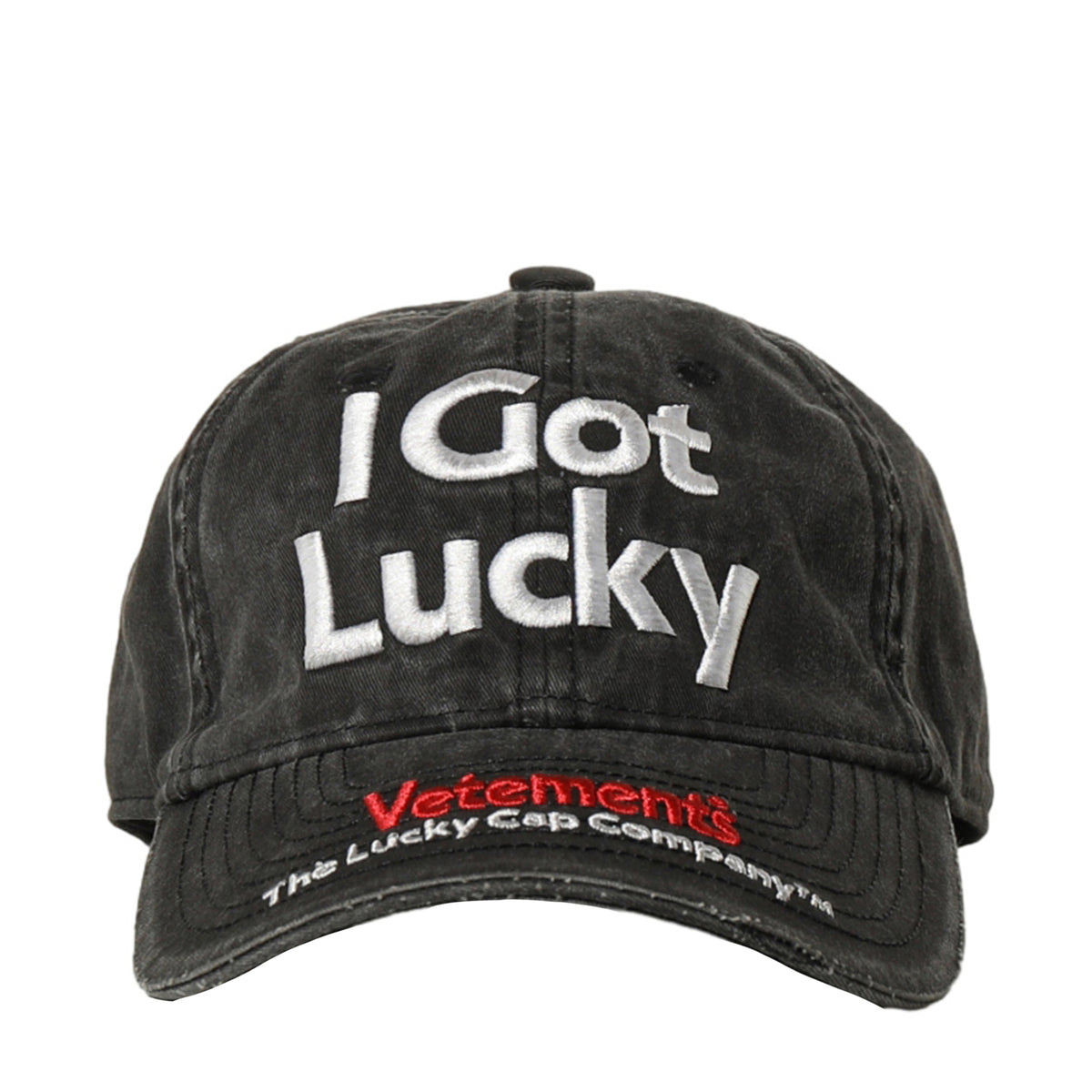 VETEMENTS ヴェトモン FW23 LUCKY CAP / BLK -NUBIAN