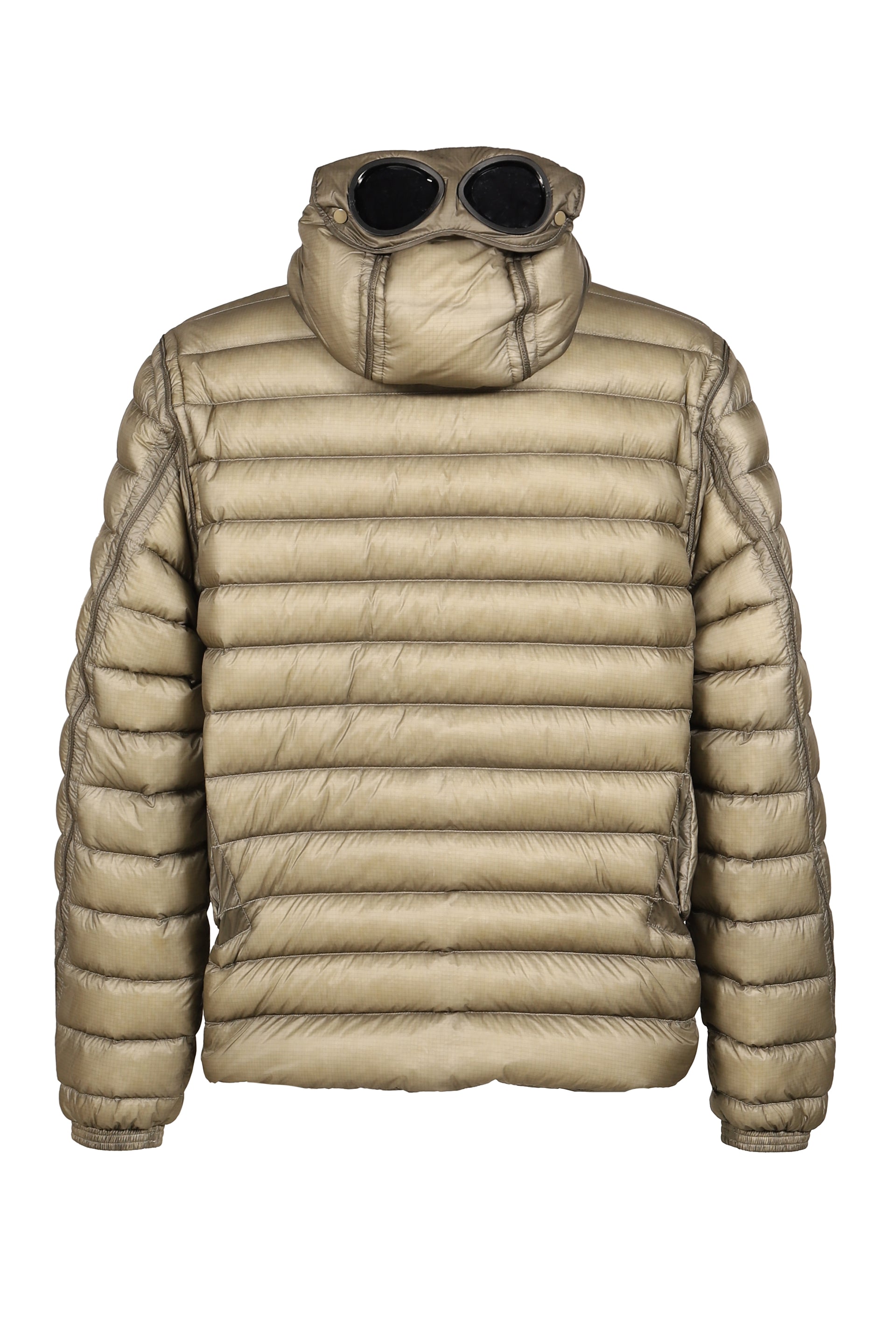 D.D. SHELL GOGGLE DOWN JACKET / FALLEN ROCK