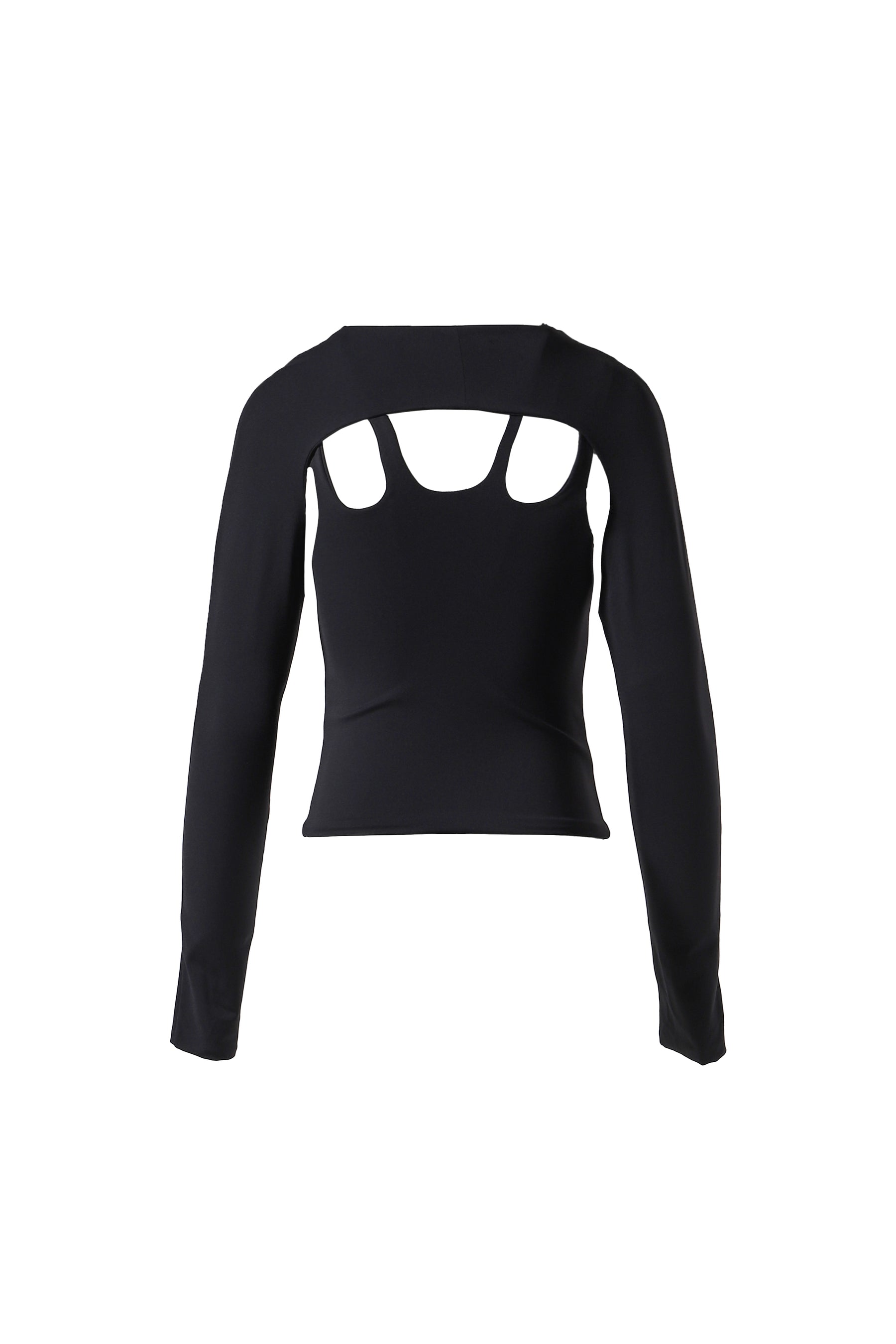 FORGED LONG SLEEVE TOP / BLK