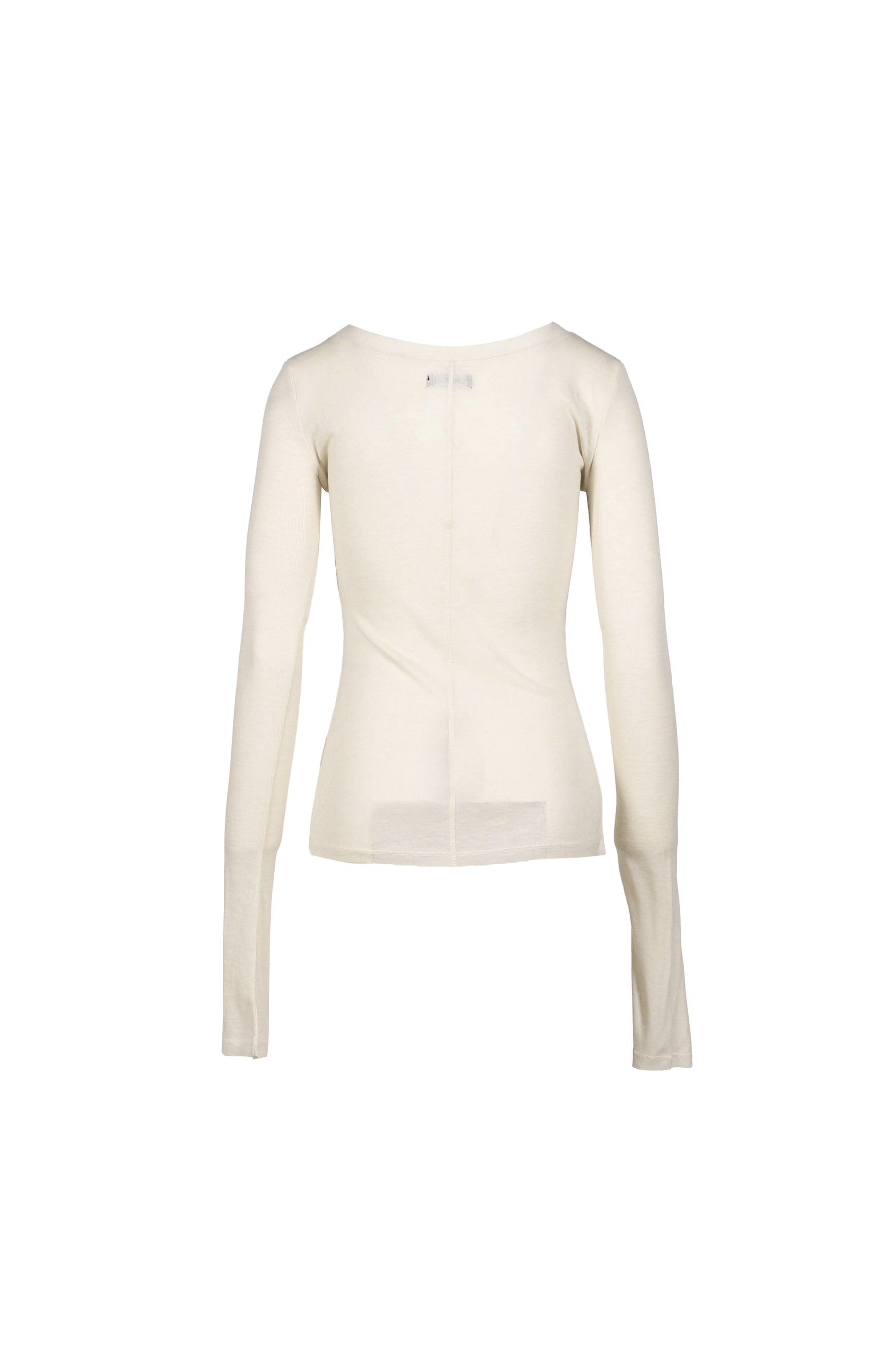 RIBCAGE SLIM T-SHIRT / IVORY