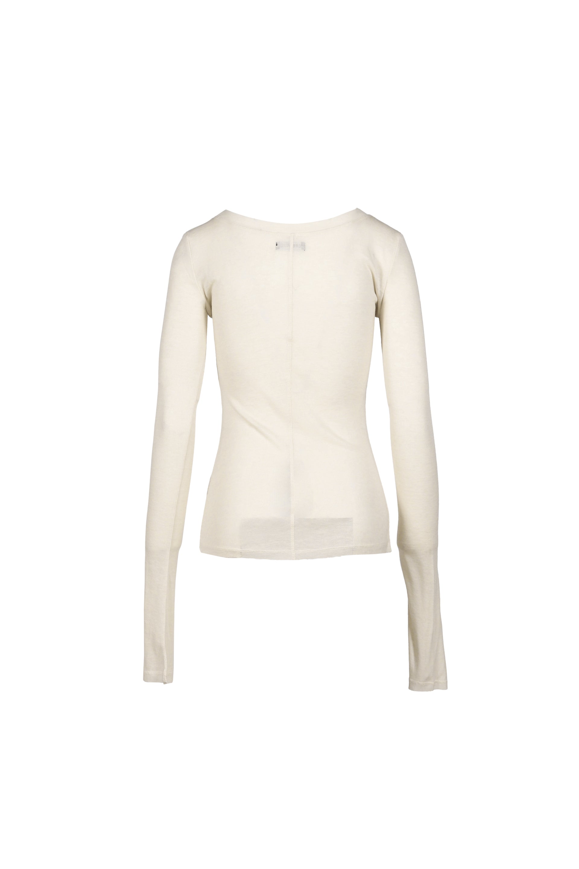 RIBCAGE SLIM T-SHIRT / IVORY