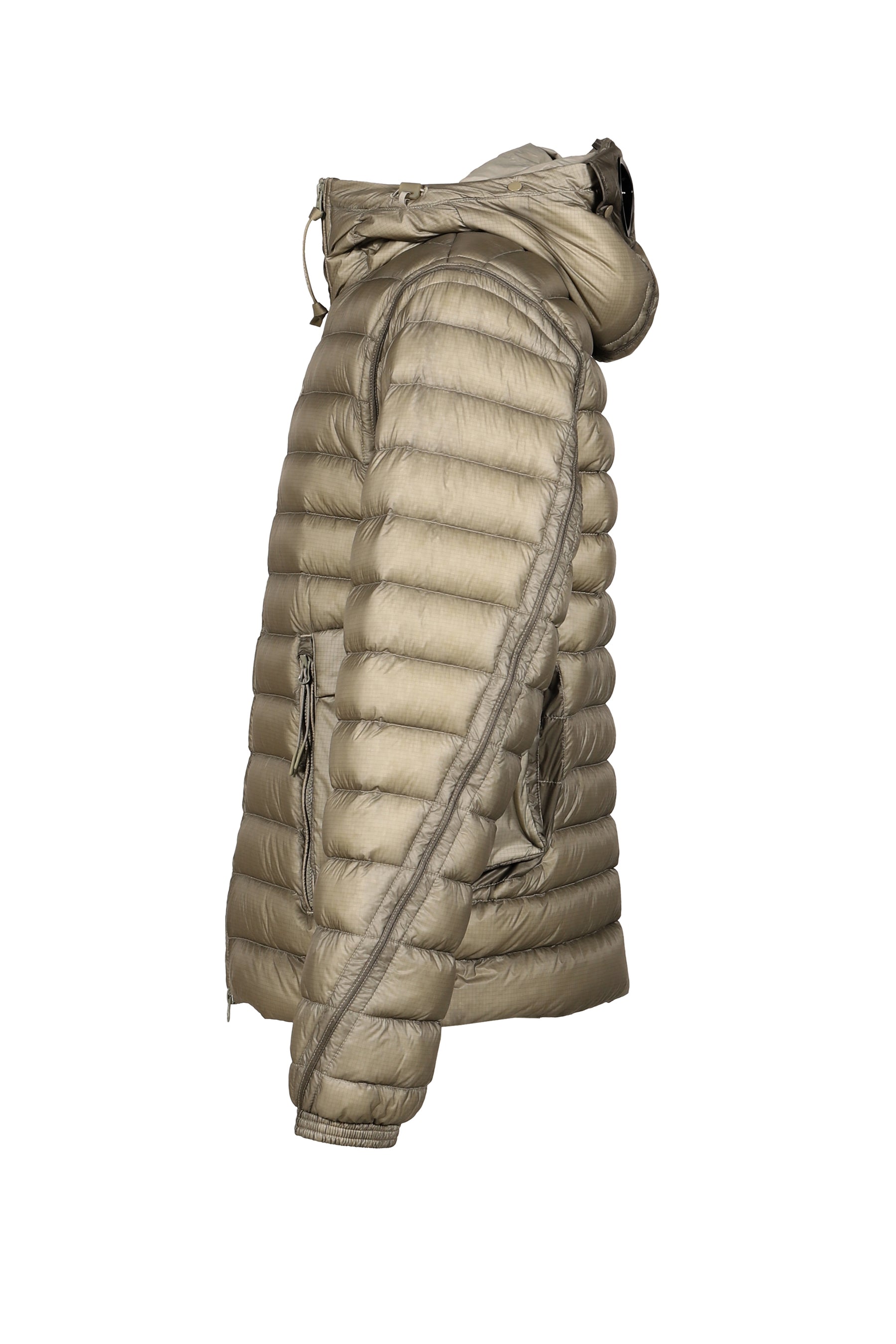 D.D. SHELL GOGGLE DOWN JACKET / FALLEN ROCK