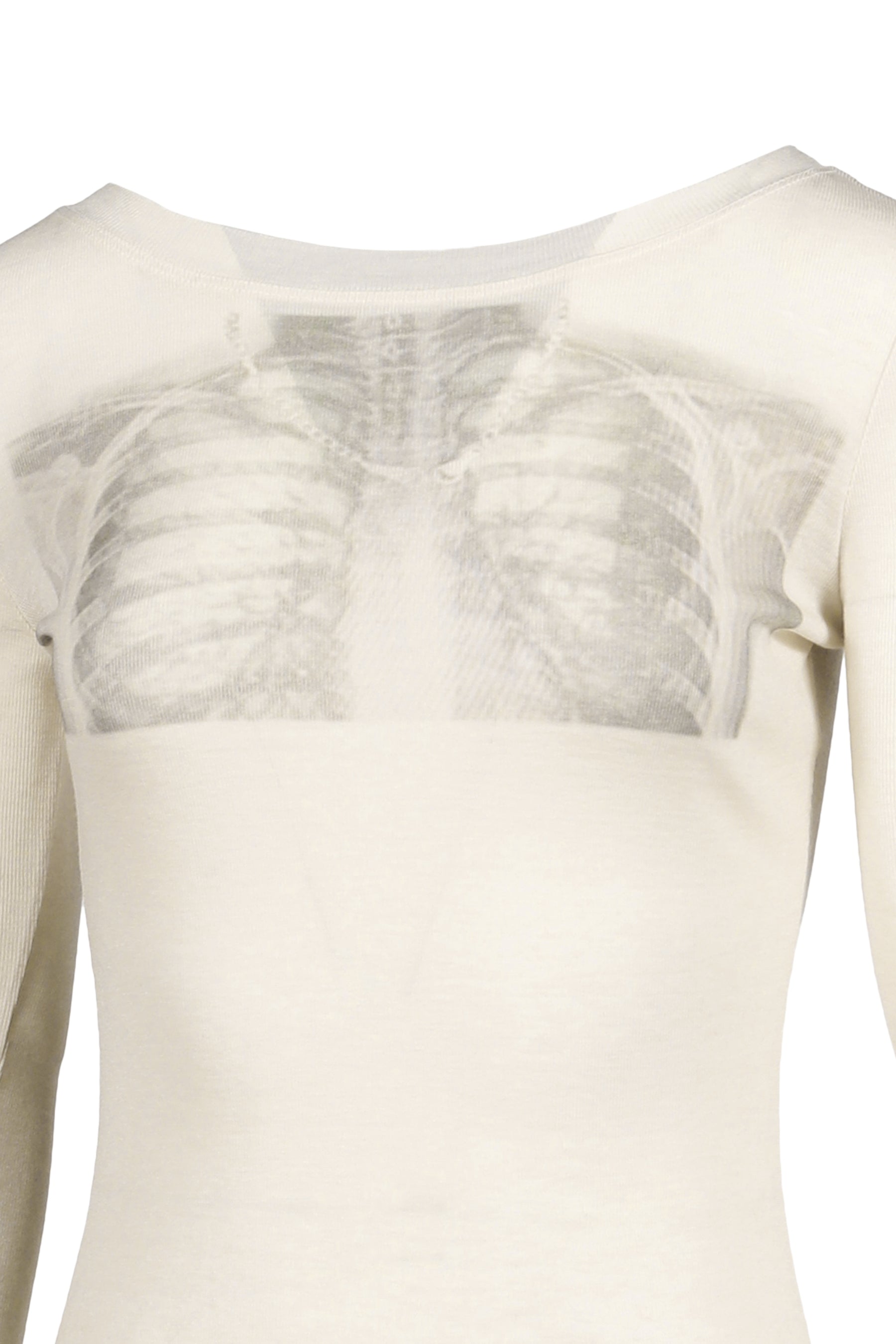 RIBCAGE SLIM T-SHIRT / IVORY