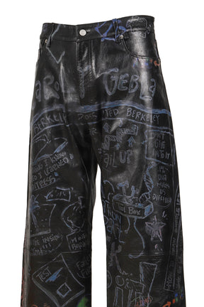 STRAIGHT BAGGY / BLACK PRINT