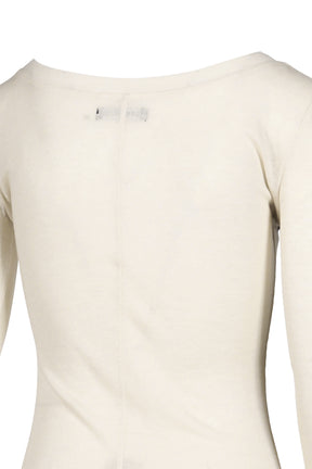 RIBCAGE SLIM T-SHIRT / IVORY