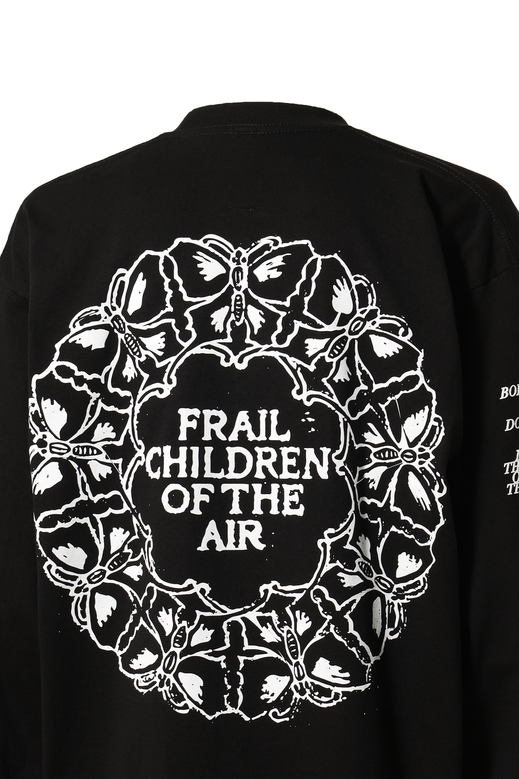 THE inc. FW23 THE FRAGILE LS T-SHIRT / BLK -NUBIAN