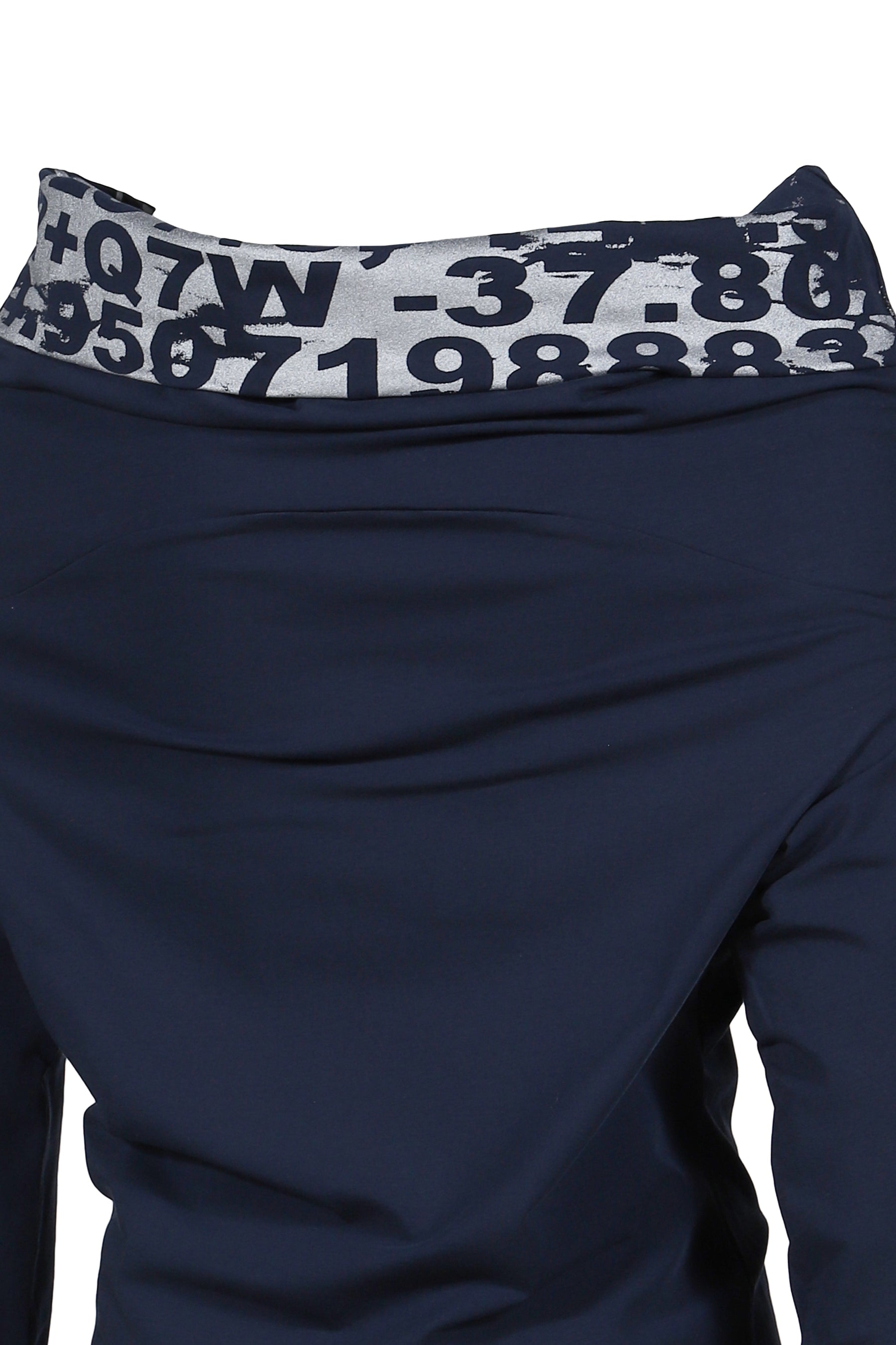 LULU LONG SLEEVE STRETCH JERSEY / NVY