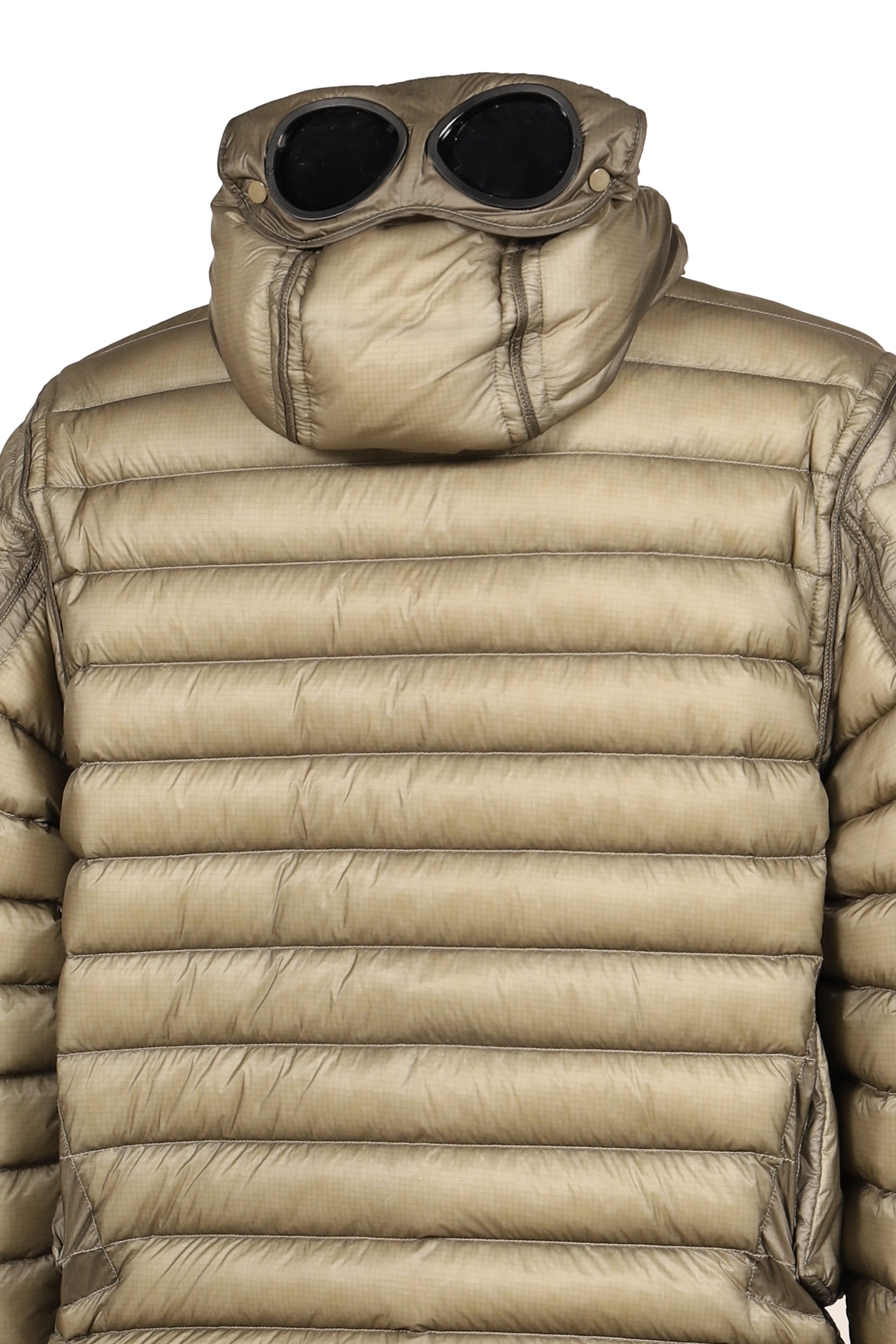 D.D. SHELL GOGGLE DOWN JACKET / FALLEN ROCK