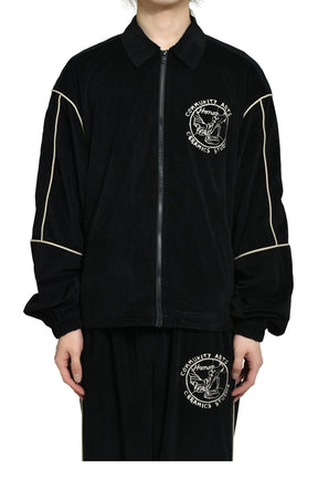 PIPING TRACK JACKET / BLK