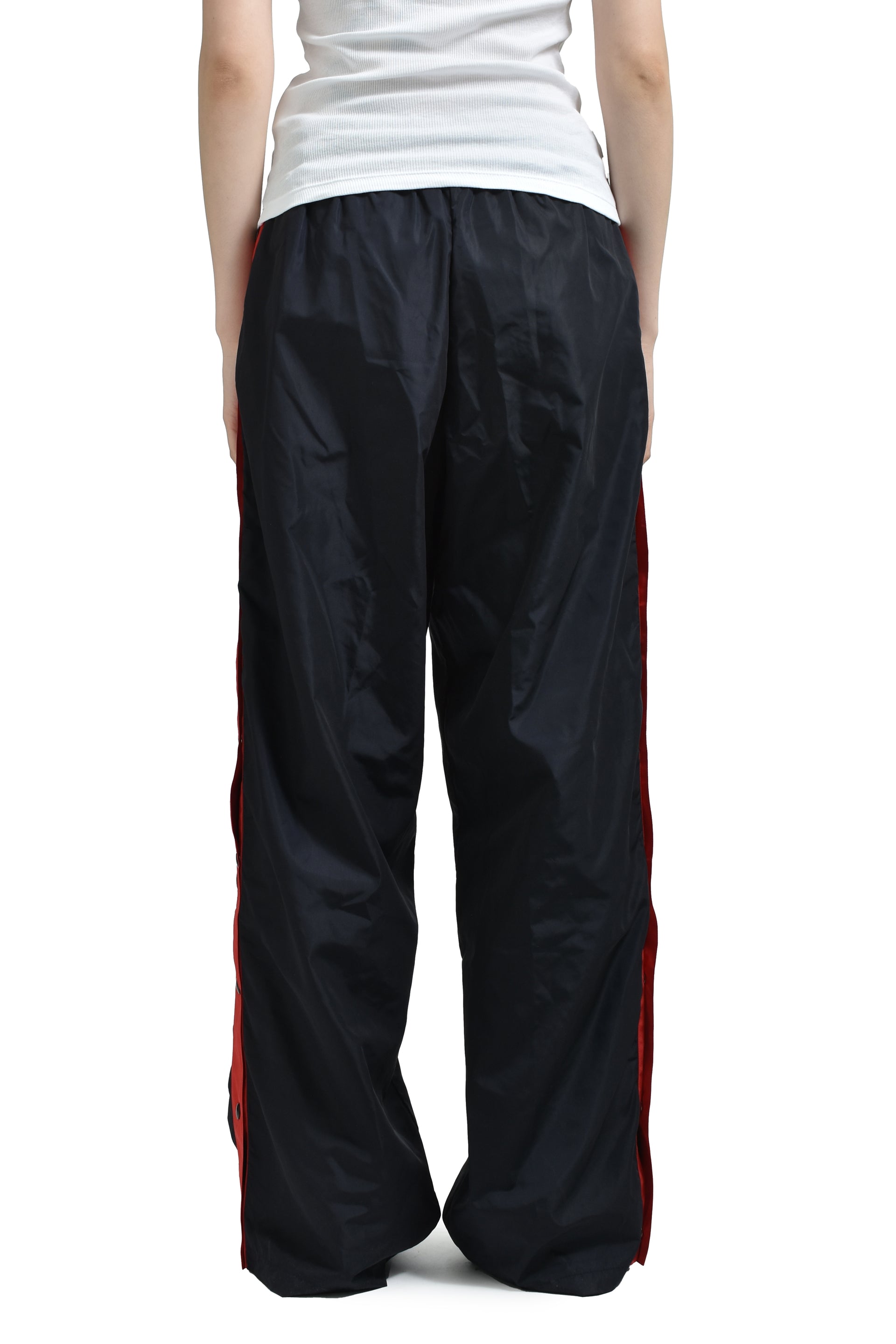 SNAP TRACK PANTS WOVEN / BLACK 