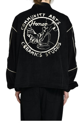 PIPING TRACK JACKET / BLK