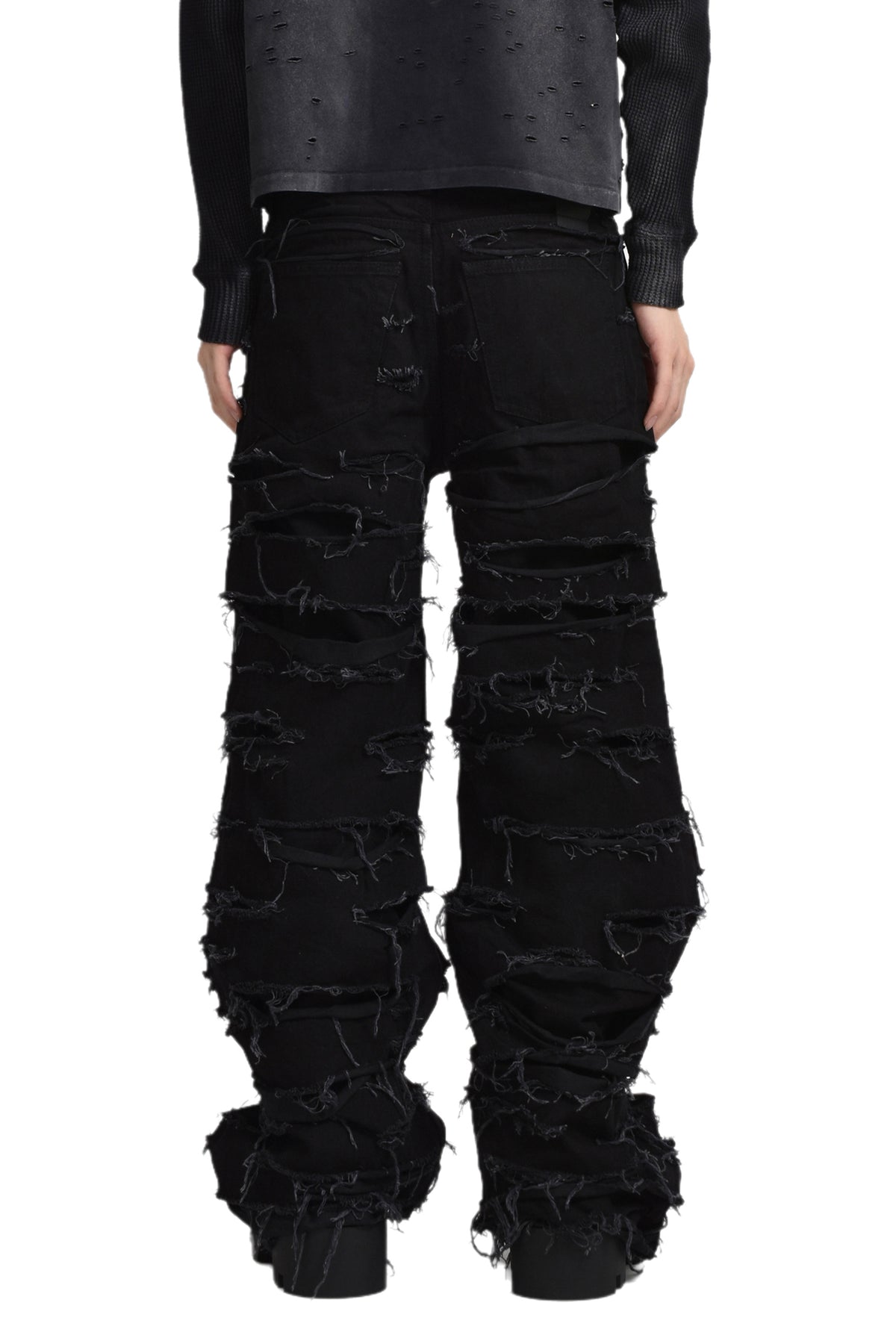 REAPER JEANS BAGGY BLACK DENIM / BLK