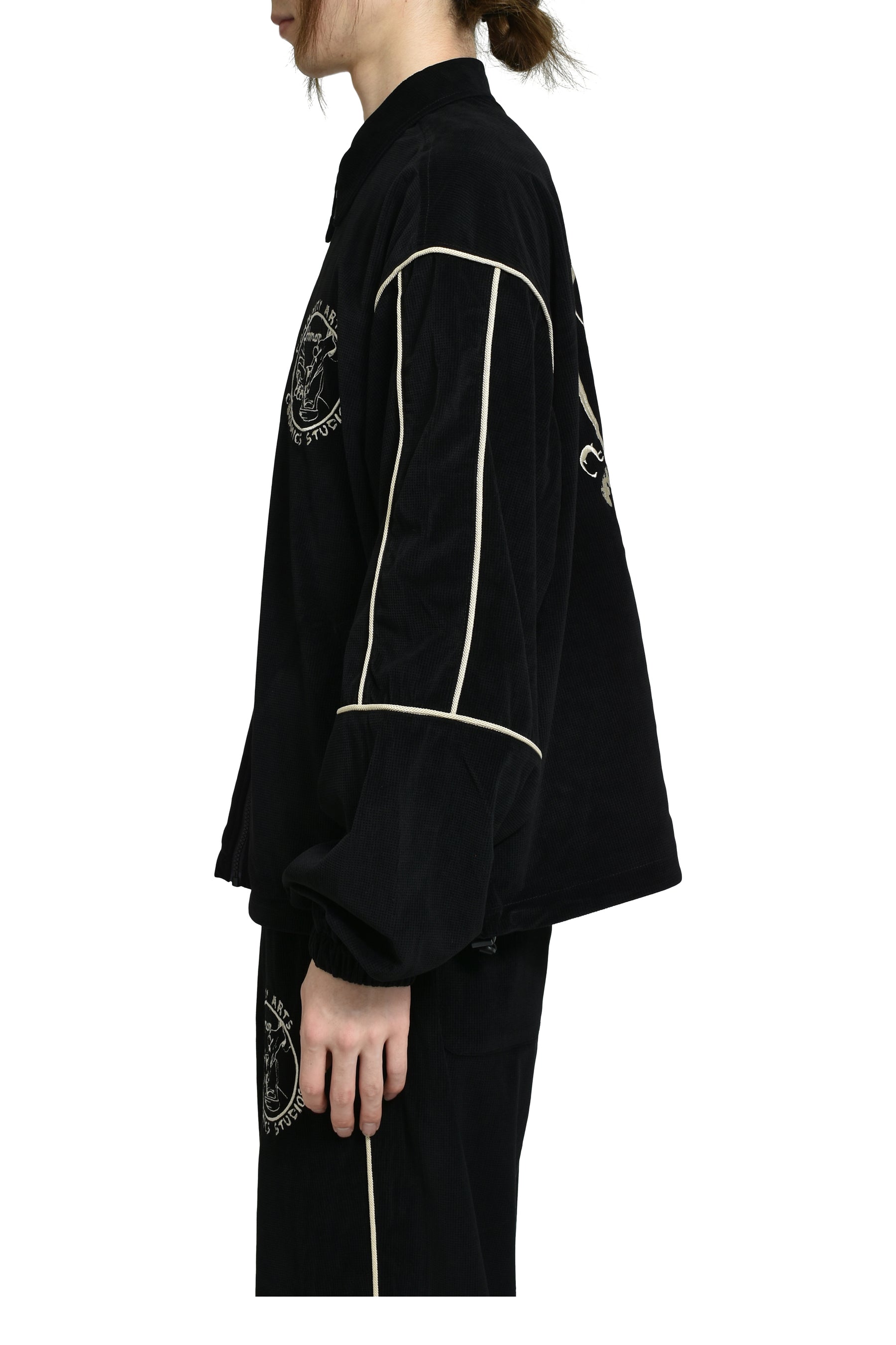 PIPING TRACK JACKET / BLK