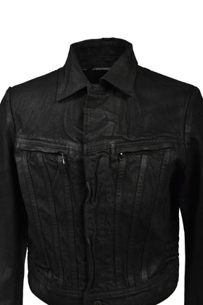 12oz DENIM BLOUSON / BLK