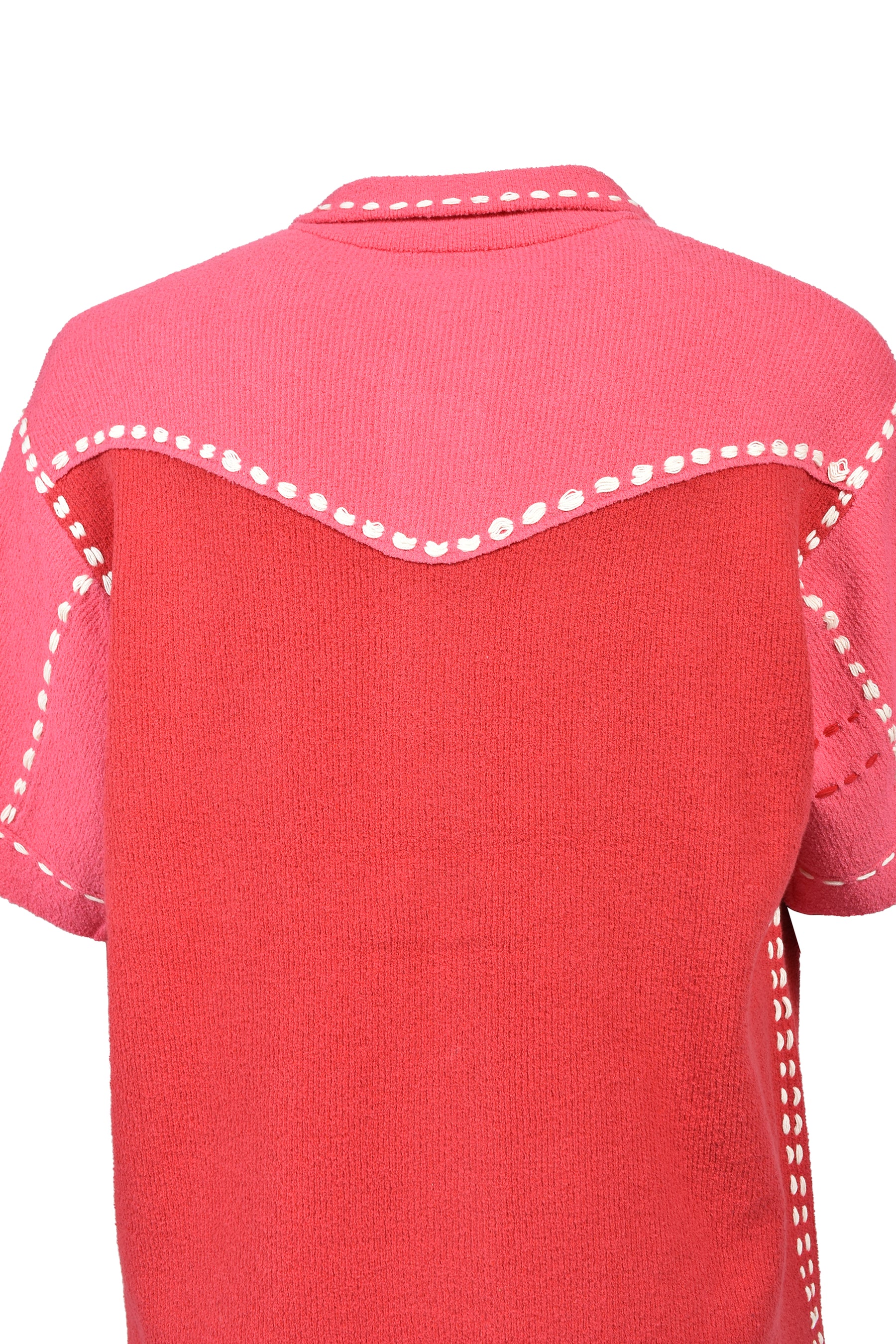 SUMMER PG1 WESTERN SHIRT / RED x PINK