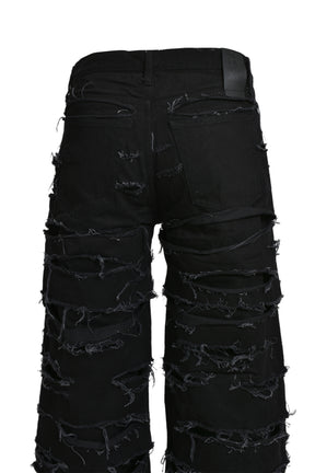 REAPER JEANS BAGGY BLACK DENIM / BLK