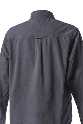 CONRO SHIRT JACKET -STONE DYED- / GRAPHITE