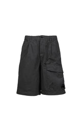 MICRO-REPS BOXY LENS SHORTS / GUNMETAL