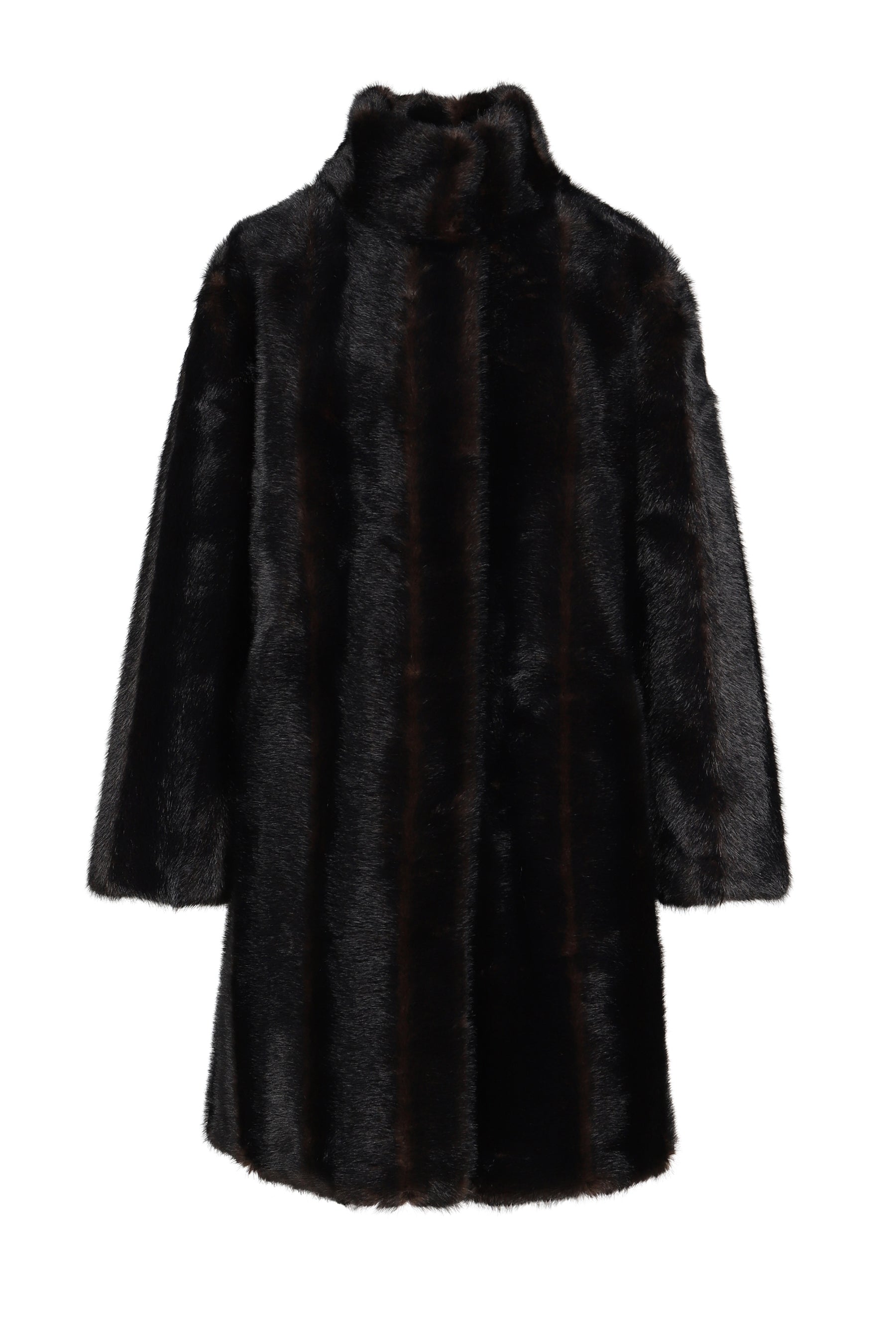 BLAIR SHAVED MINK COAT / NOIR MULTI