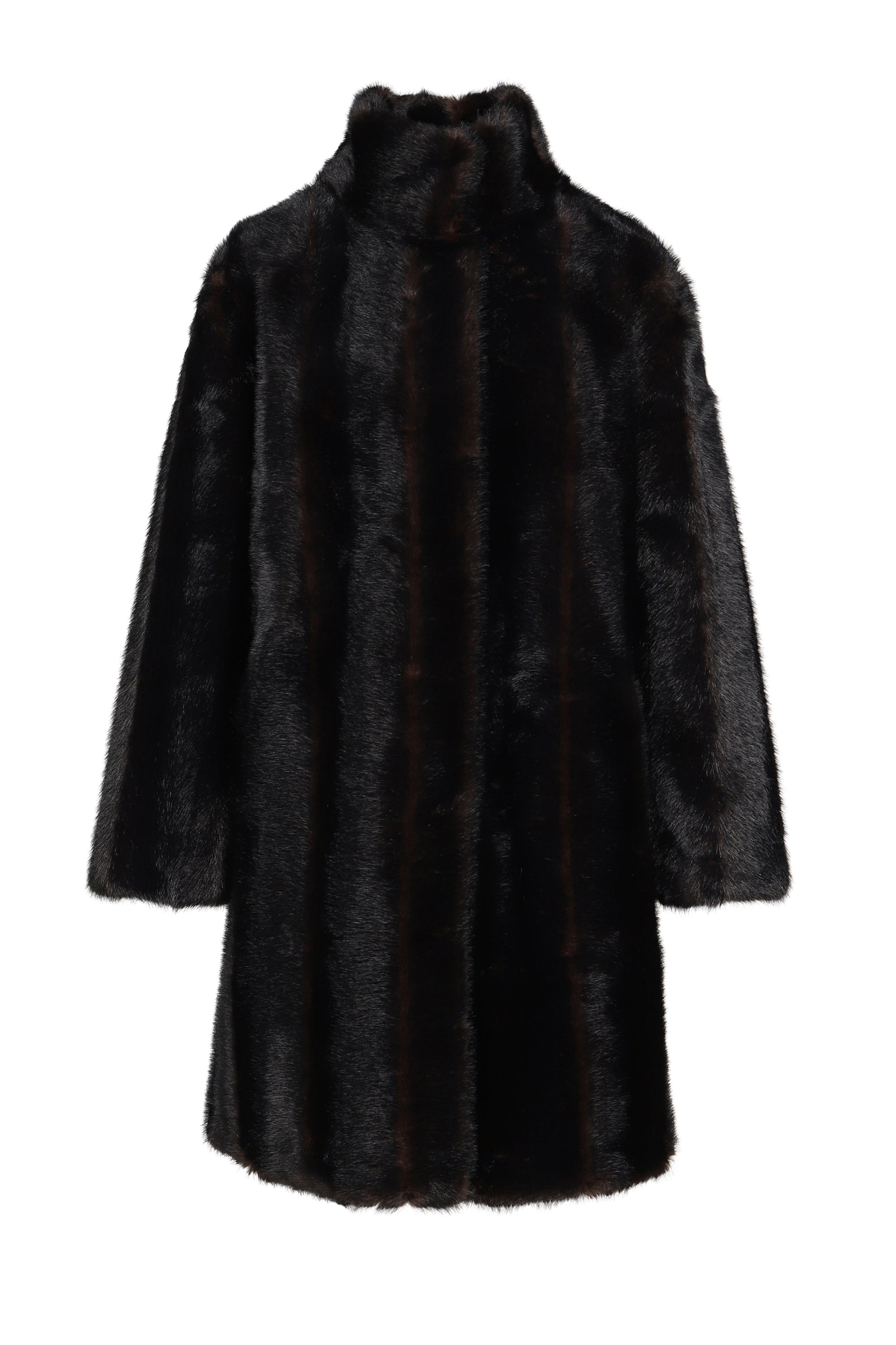 BLAIR SHAVED MINK COAT / NOIR MULTI