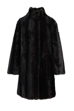 BLAIR SHAVED MINK COAT / NOIR MULTI