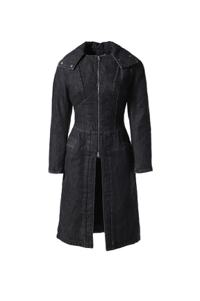 ALICE COAT / WASHED BLACK