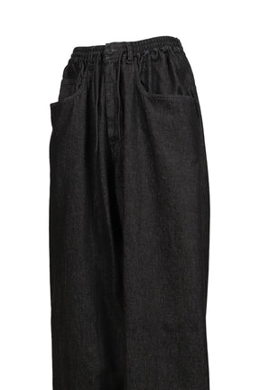 M DENIM PNT / BLK