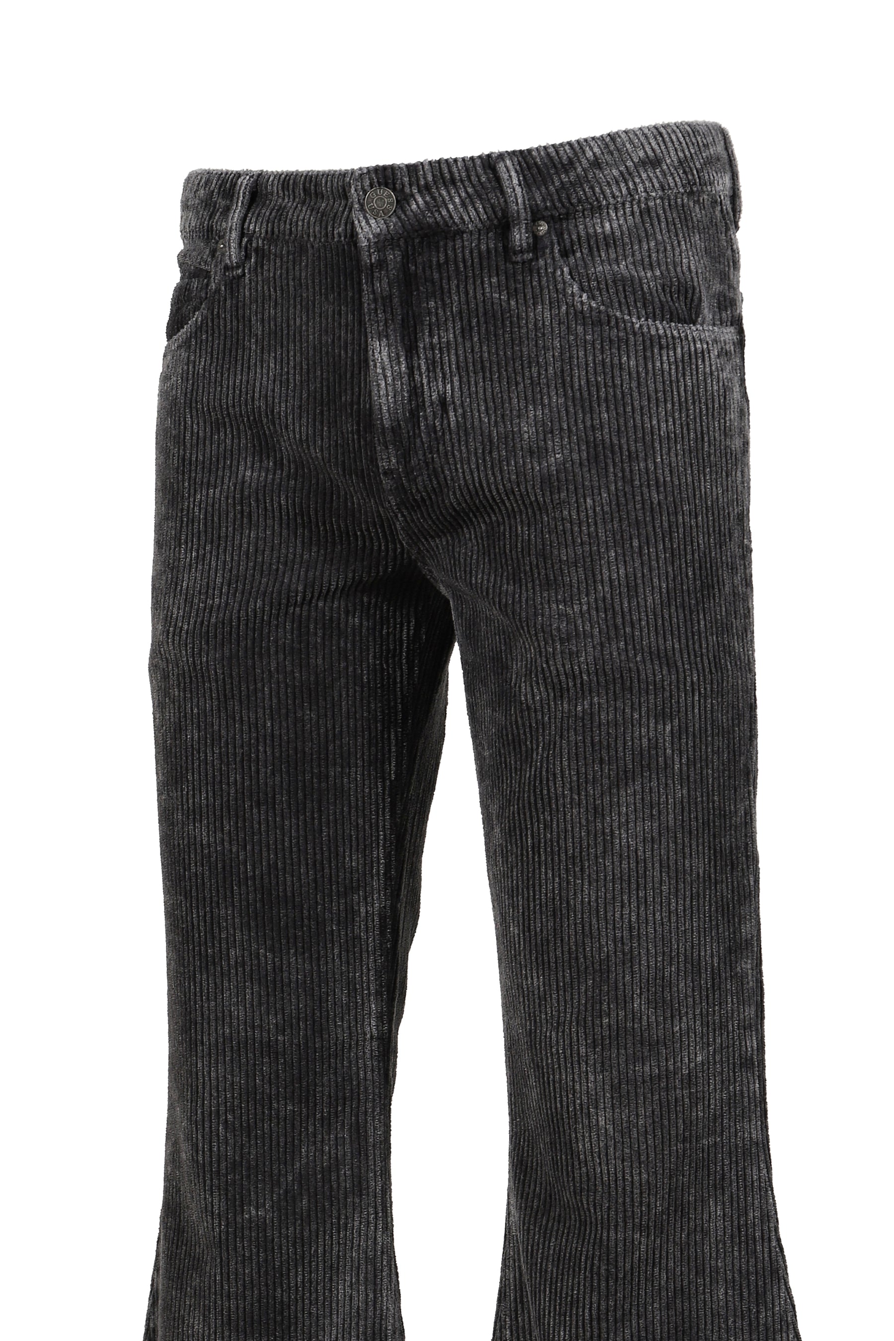 CORDUROY FLARE PANT / BLK