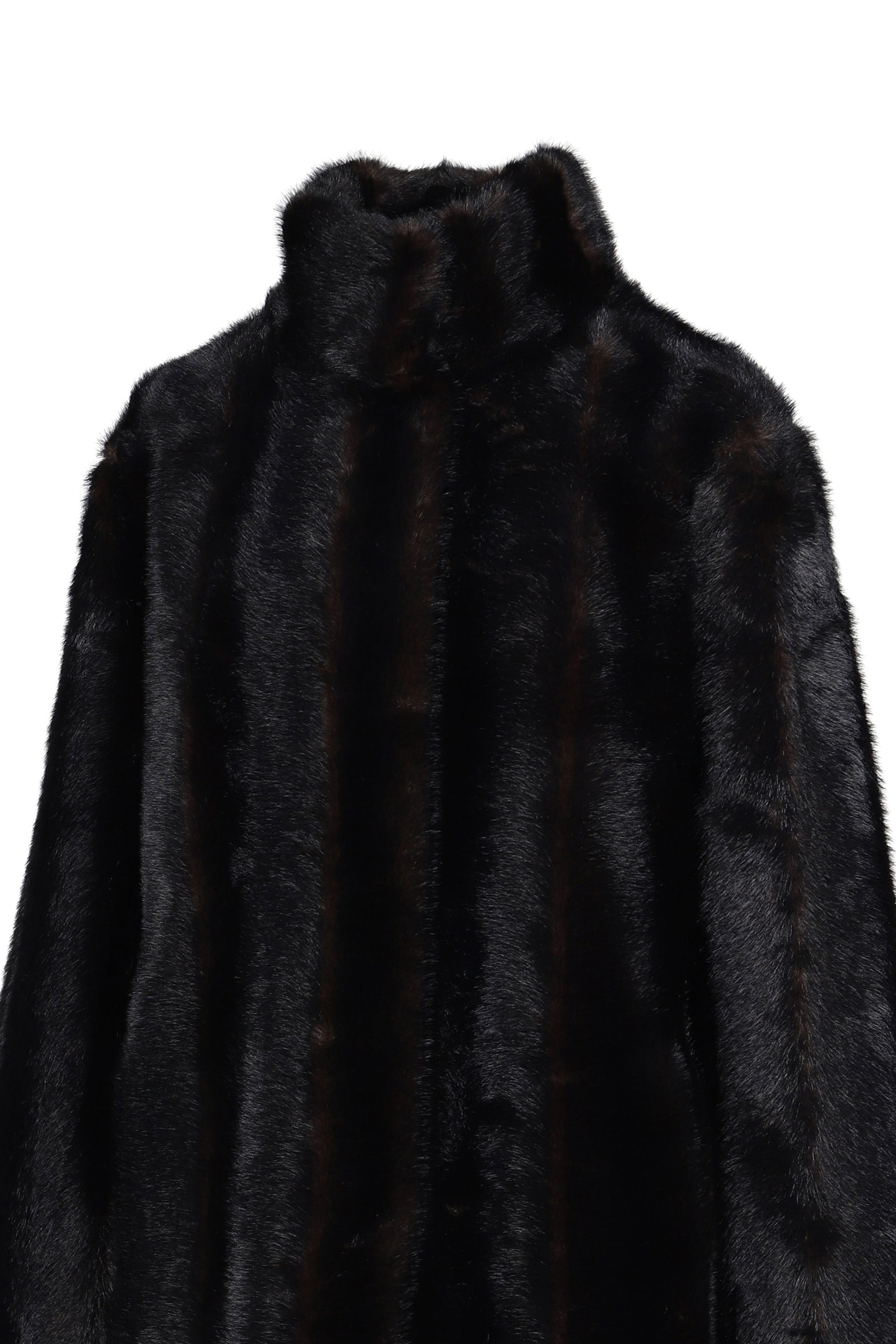 BLAIR SHAVED MINK COAT / NOIR MULTI
