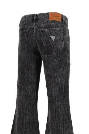 CORDUROY FLARE PANT / BLK