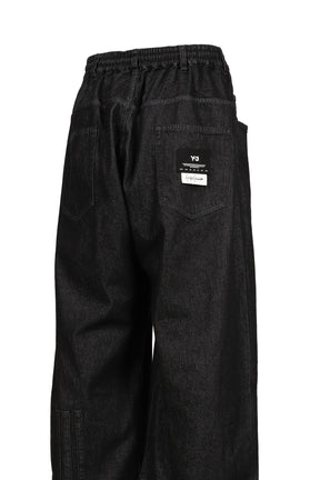 M DENIM PNT / BLK