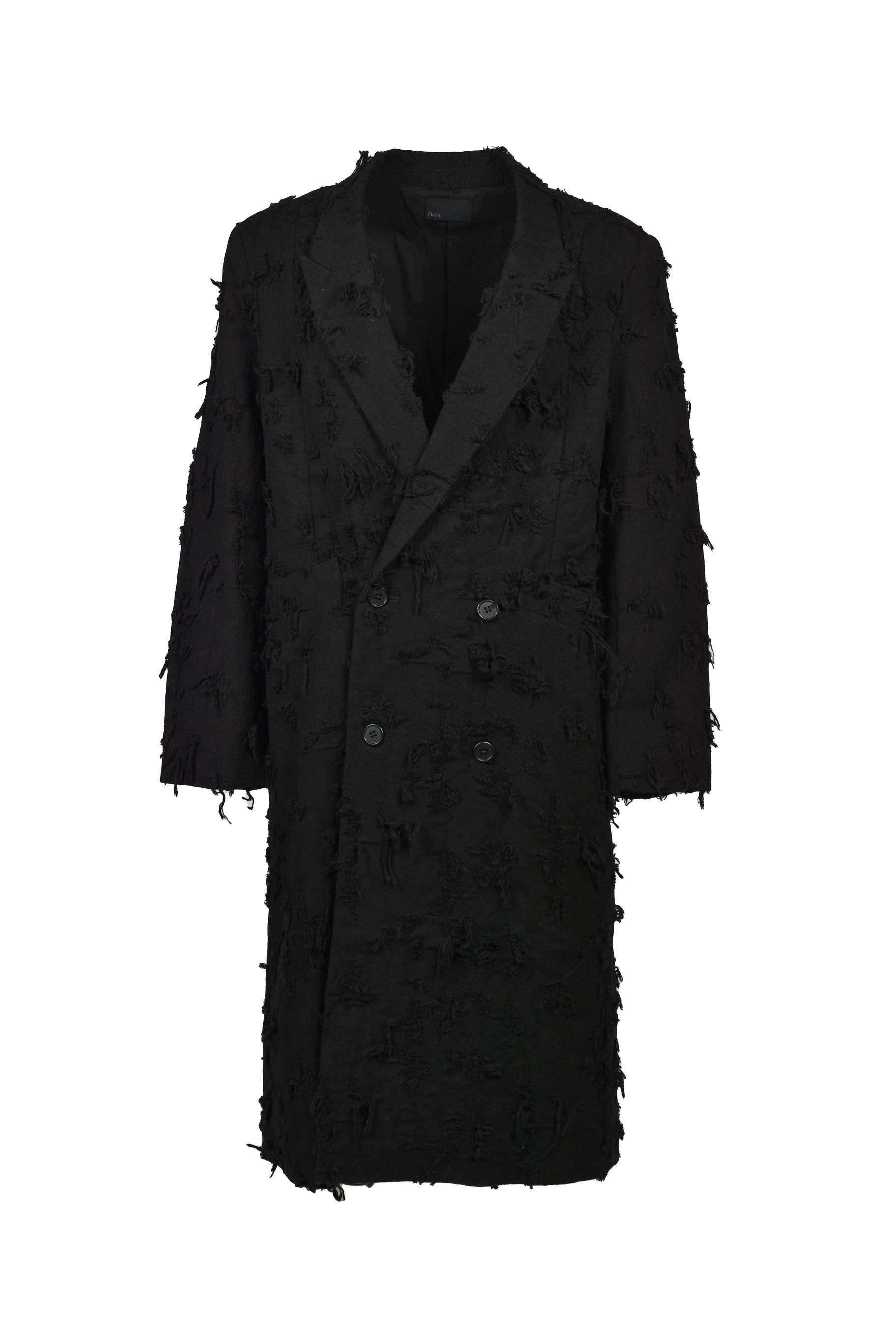 BORO JACQUARD OFFICER COAT / BLK
