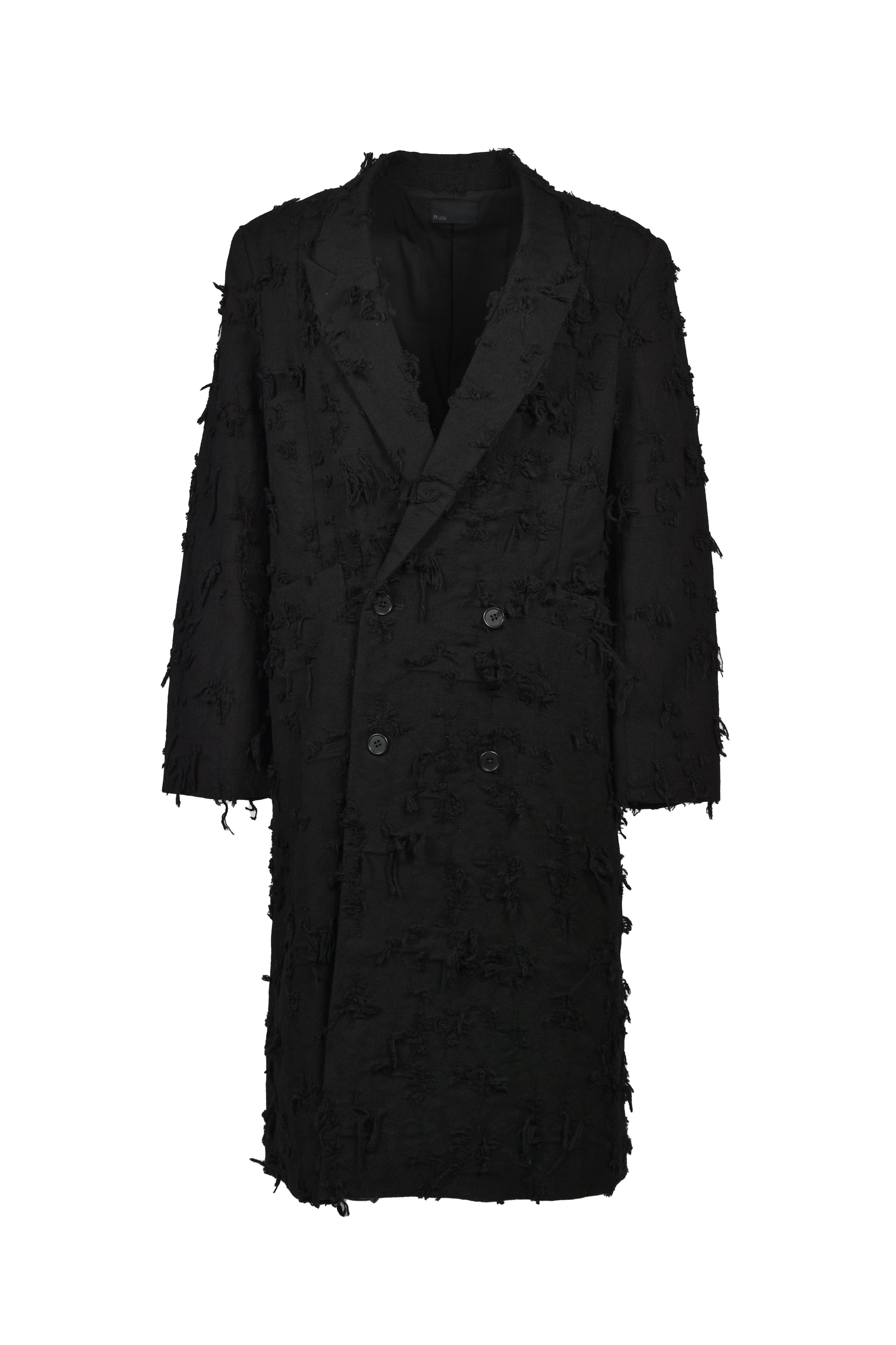 BORO JACQUARD OFFICER COAT / BLK