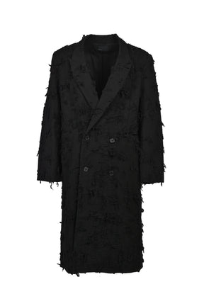 BORO JACQUARD OFFICER COAT / BLK