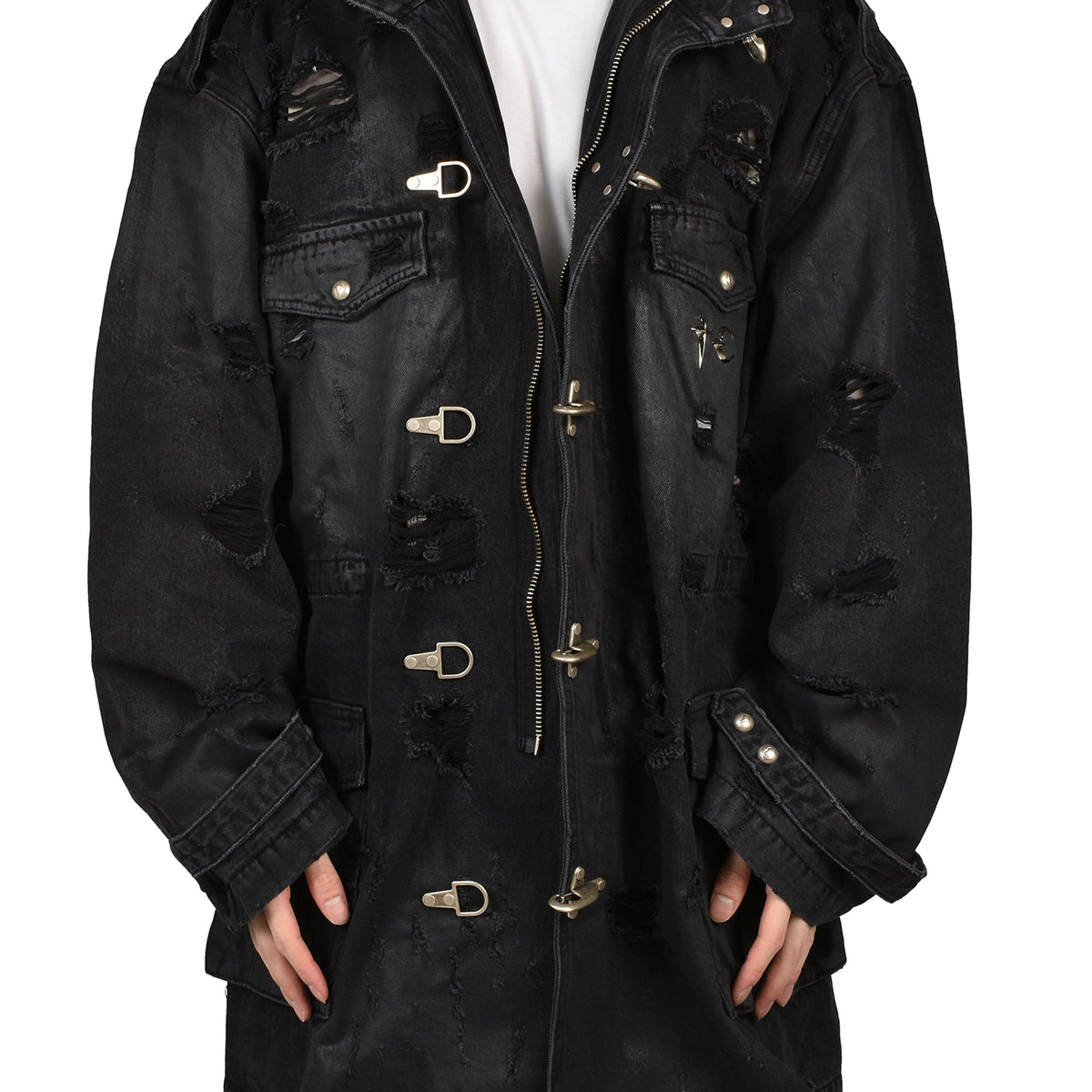 Thug Club サグクラブ SS26 TC SHADOW TRIBAL M-65 JACKET / BLK