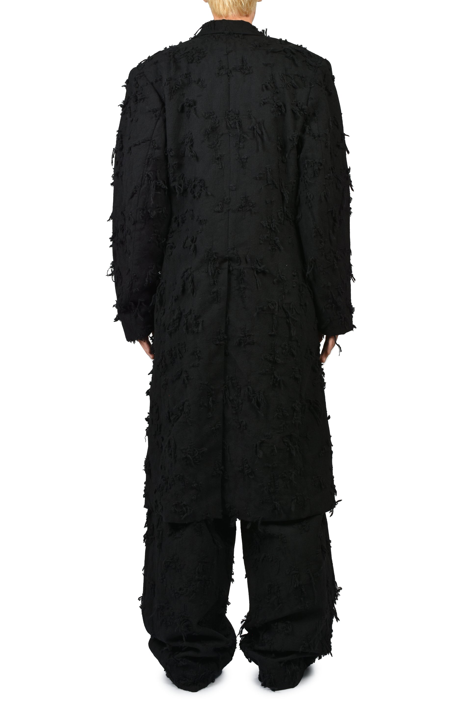 BORO JACQUARD OFFICER COAT / BLK