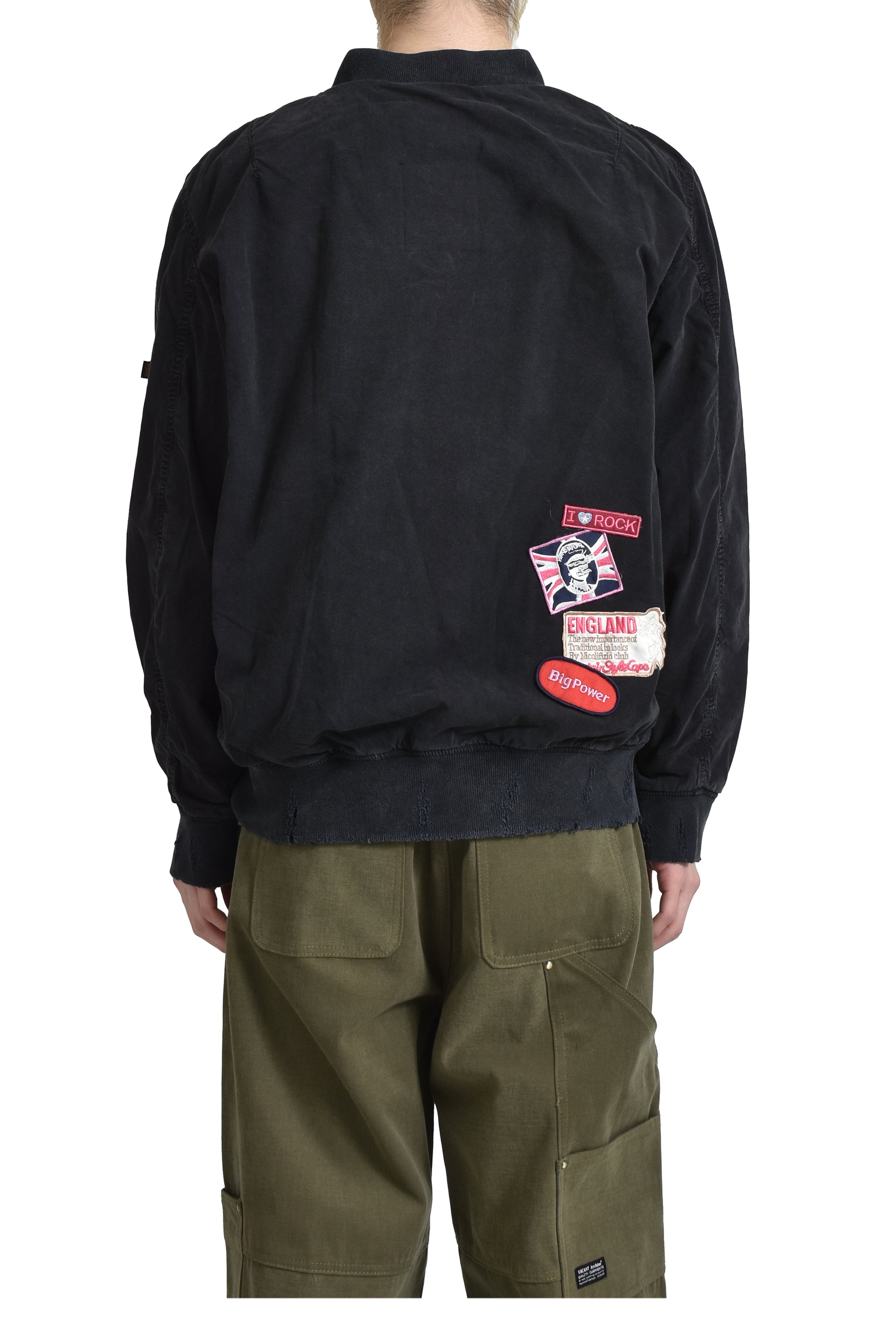 VACANT Archive × ALPHA INDUSTRIES FLOYD REPAIR FLIGHT JACKET / BLK