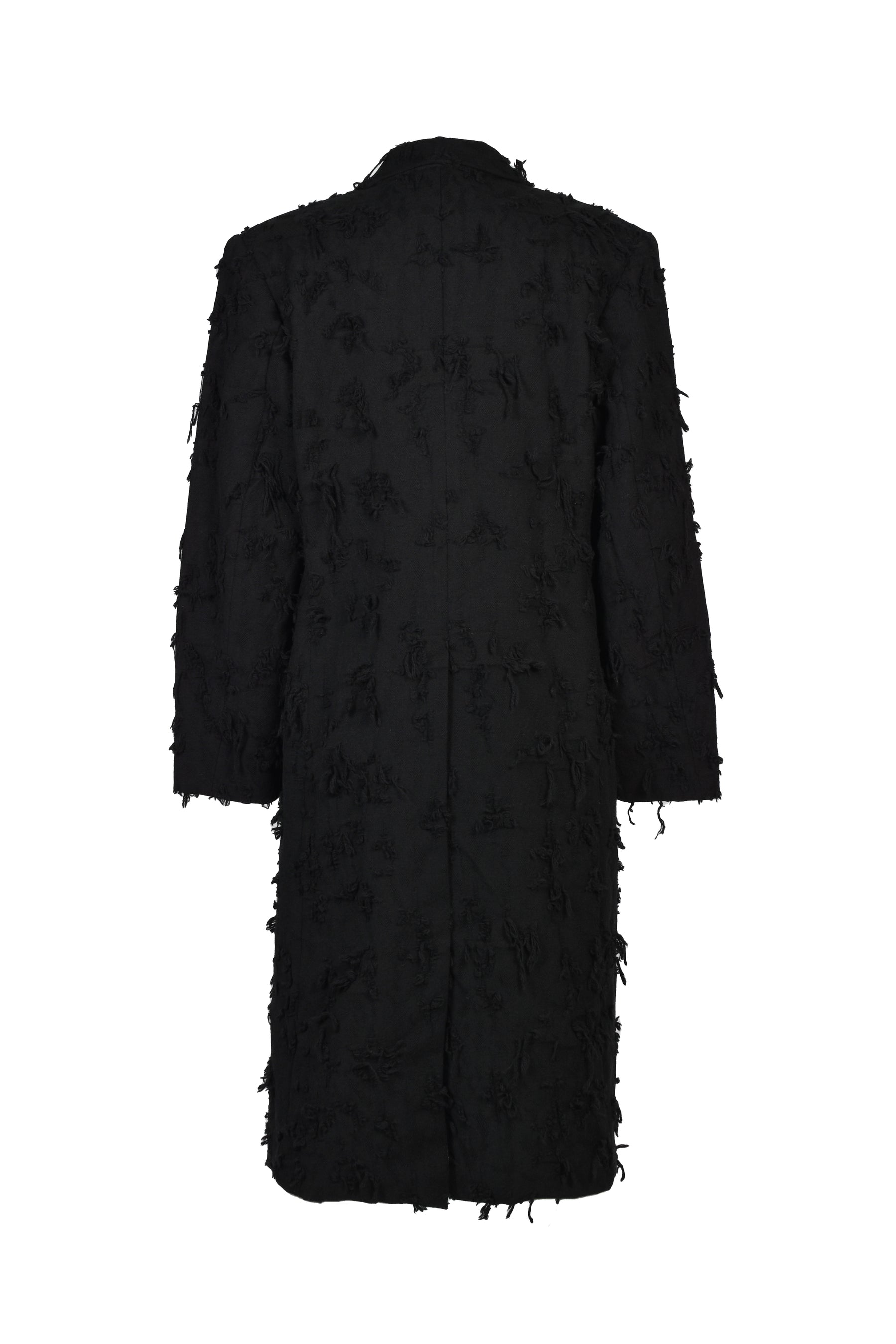 BORO JACQUARD OFFICER COAT / BLK