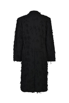 BORO JACQUARD OFFICER COAT / BLK