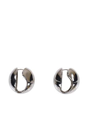 LOGO EARRINGS / SIL