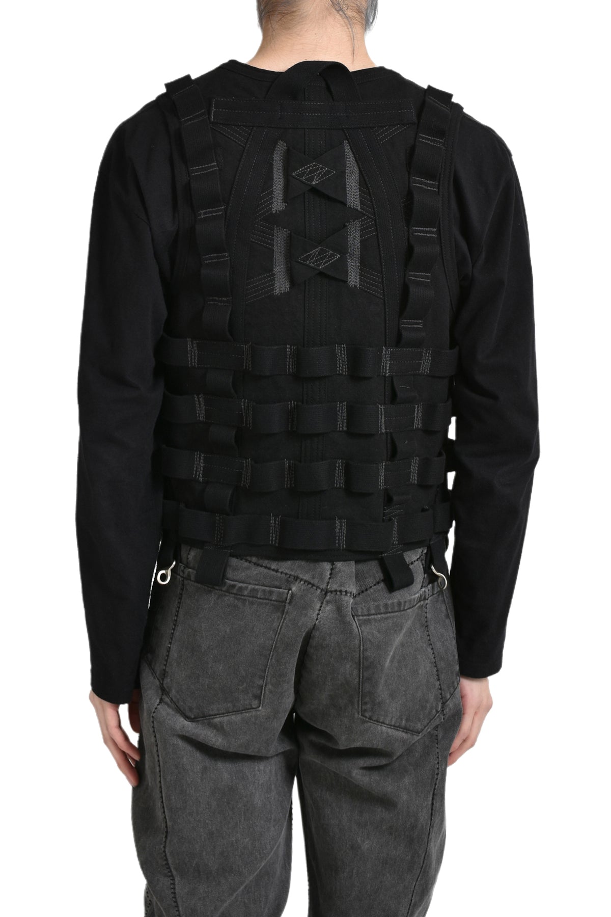 UTILITY SUPENSION VEST / BLK