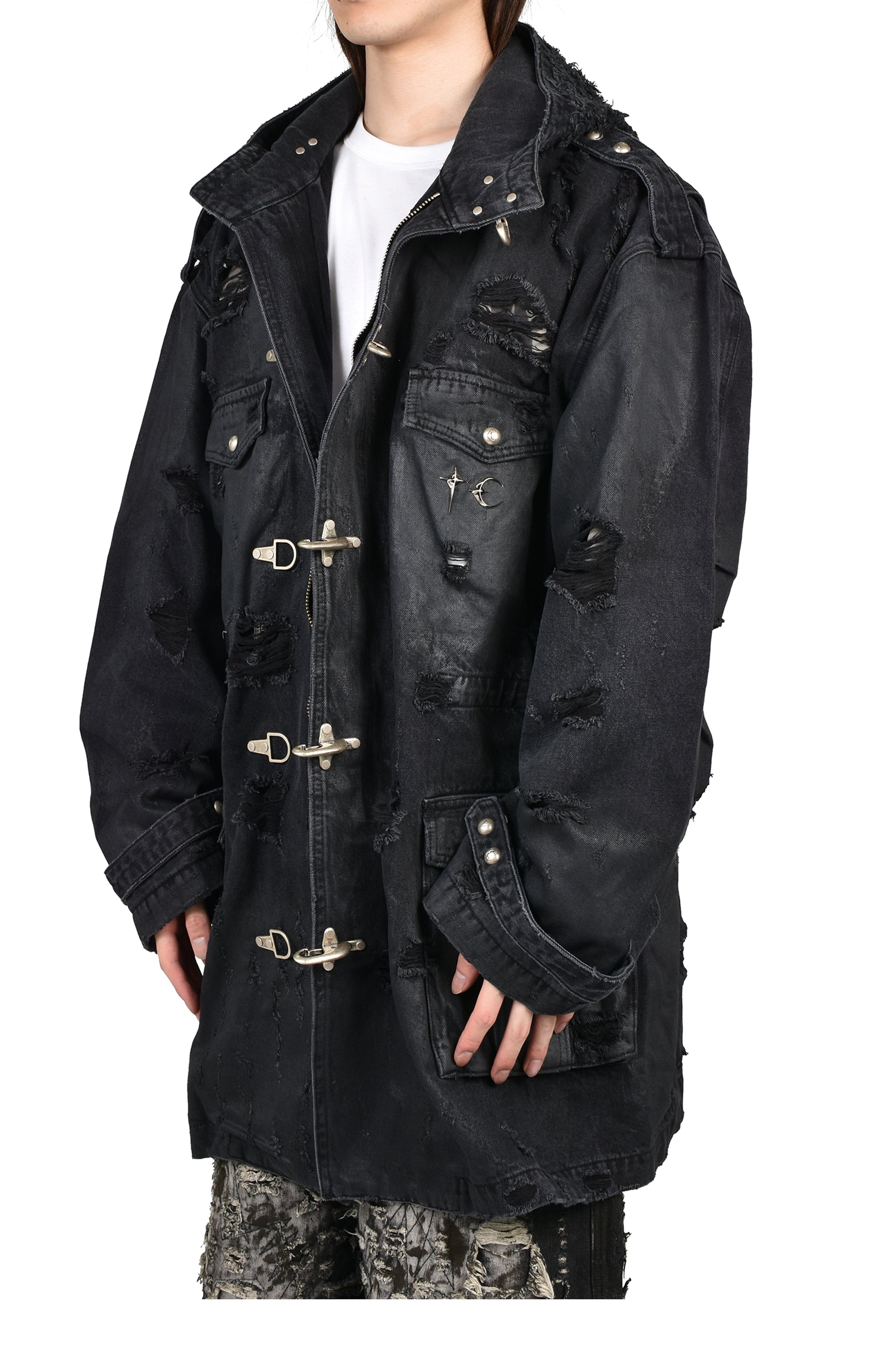 Thug Club サグクラブ SS26 TC SHADOW TRIBAL M-65 JACKET / BLK
