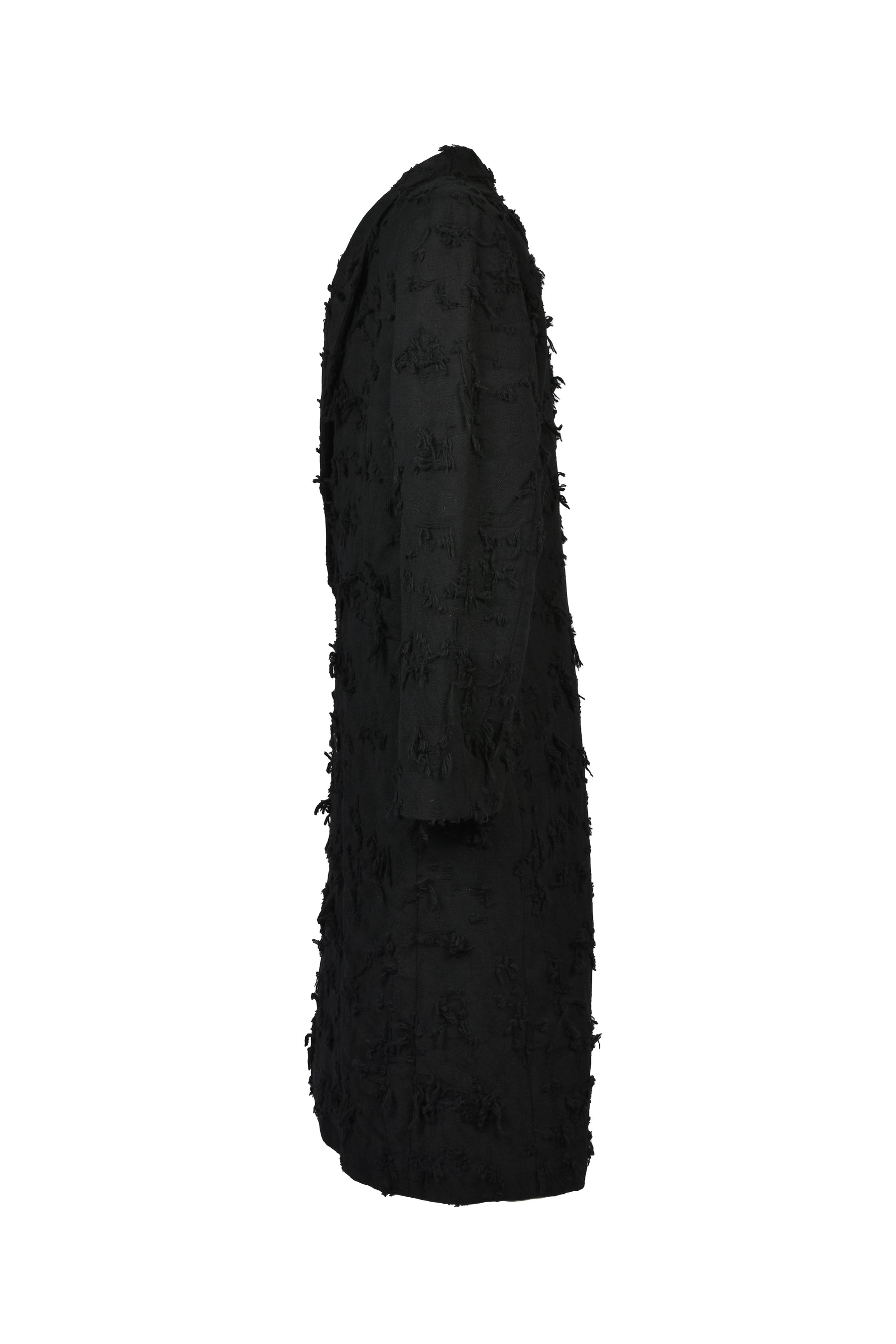 BORO JACQUARD OFFICER COAT / BLK