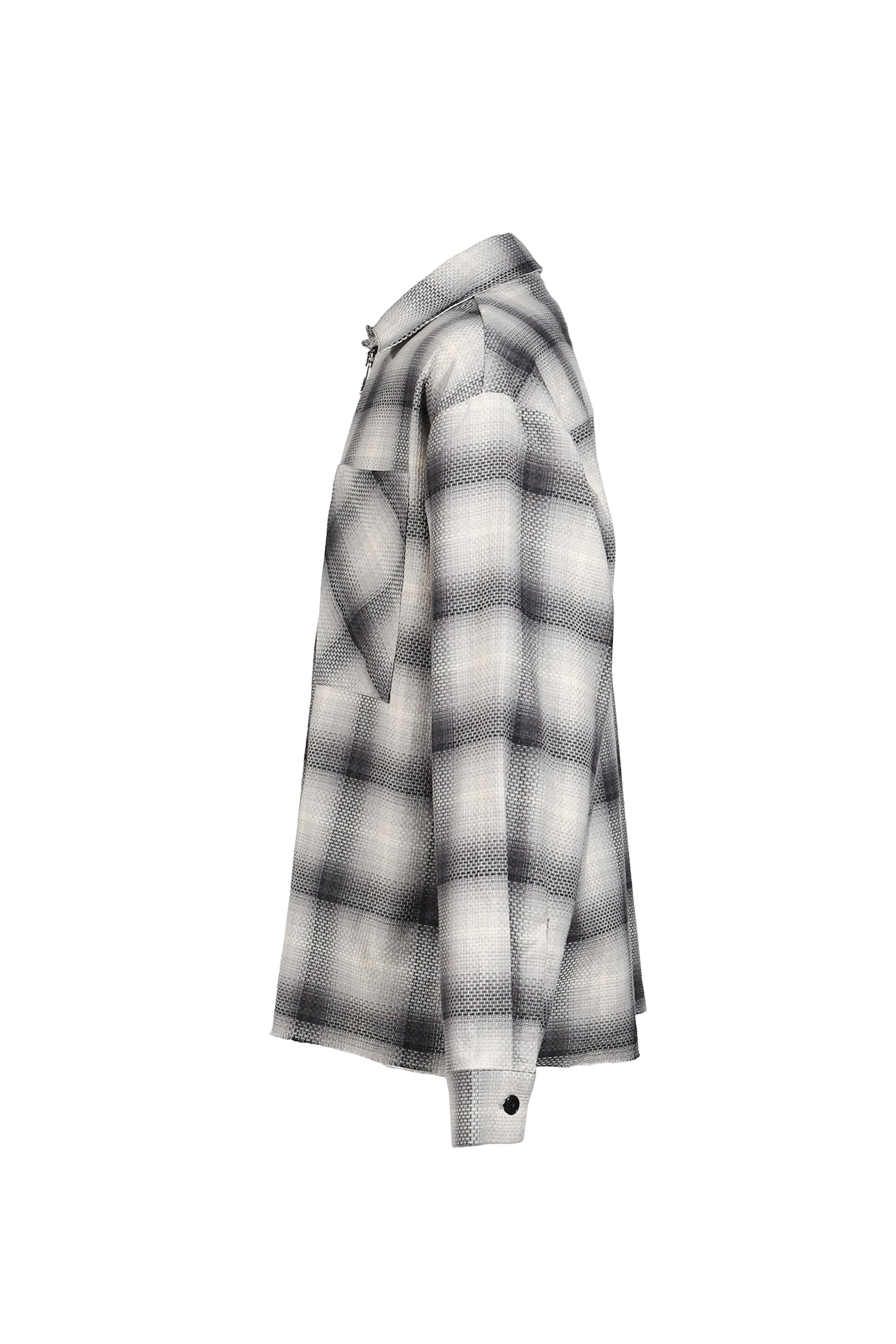 RAW SUMMER FLANNEL / BLK/ECRU